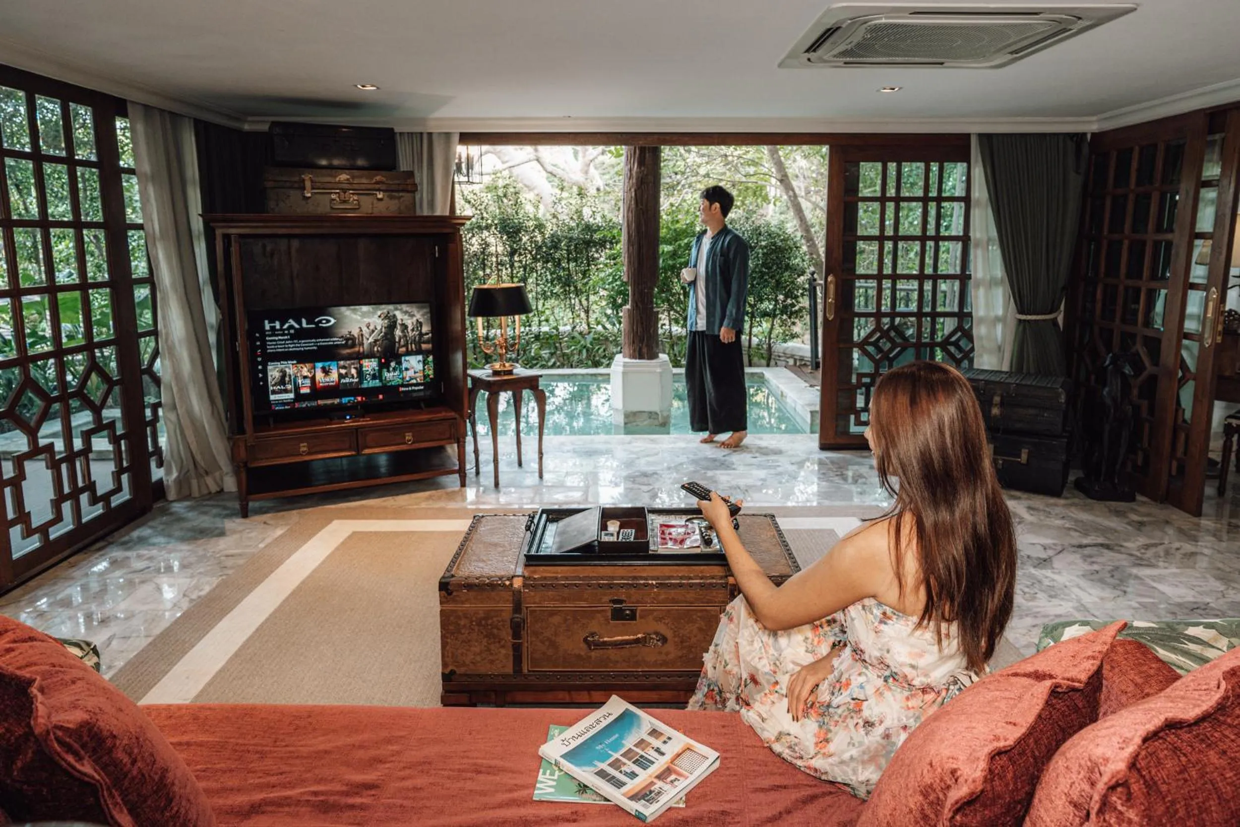 People in Chantra Khiri Chalet Chiang Mai