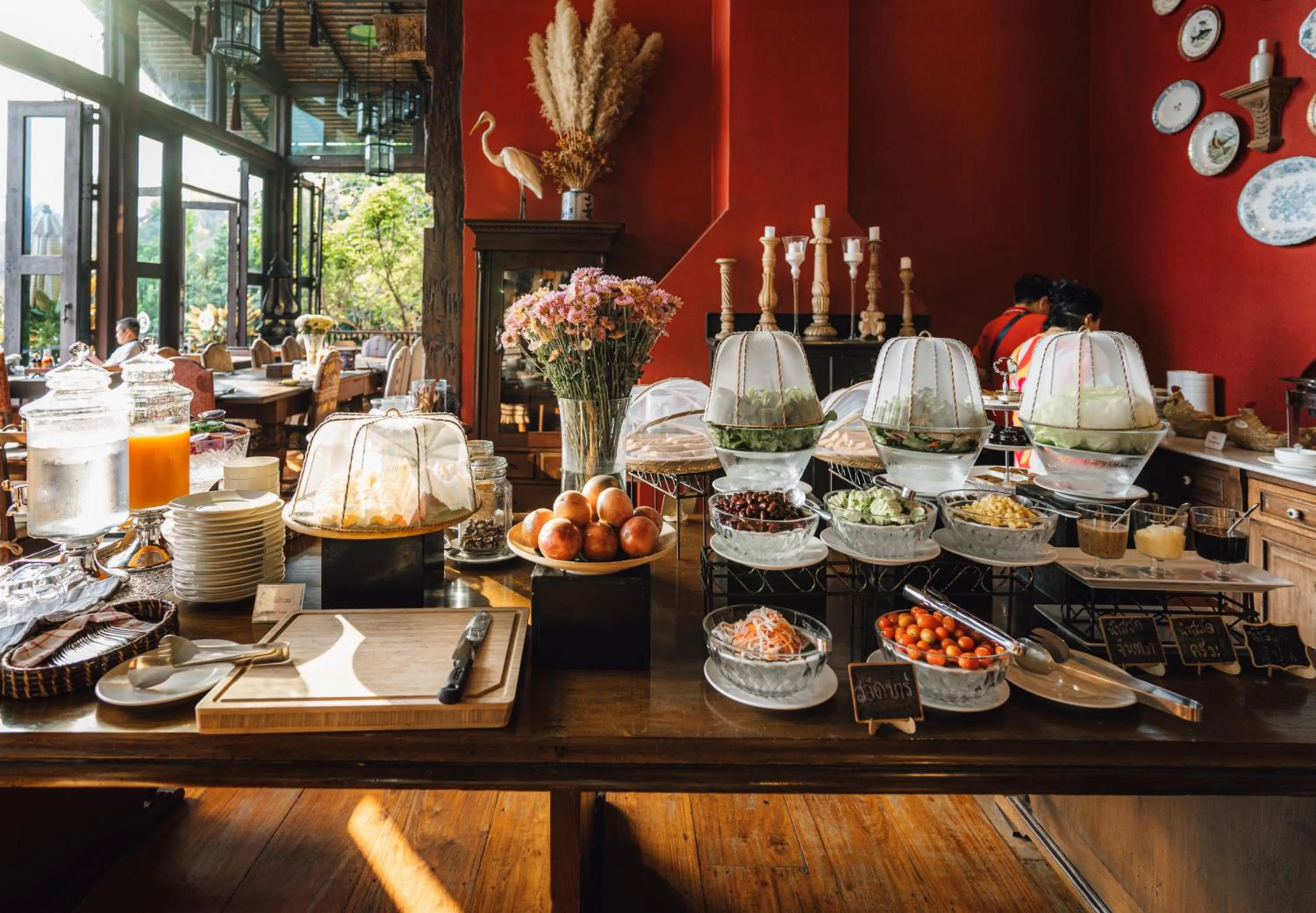 Breakfast in Chantra Khiri Chalet Chiang Mai