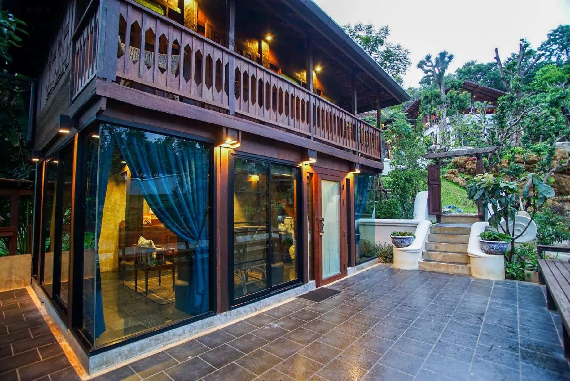 Garden in Chantra Khiri Chalet Chiang Mai