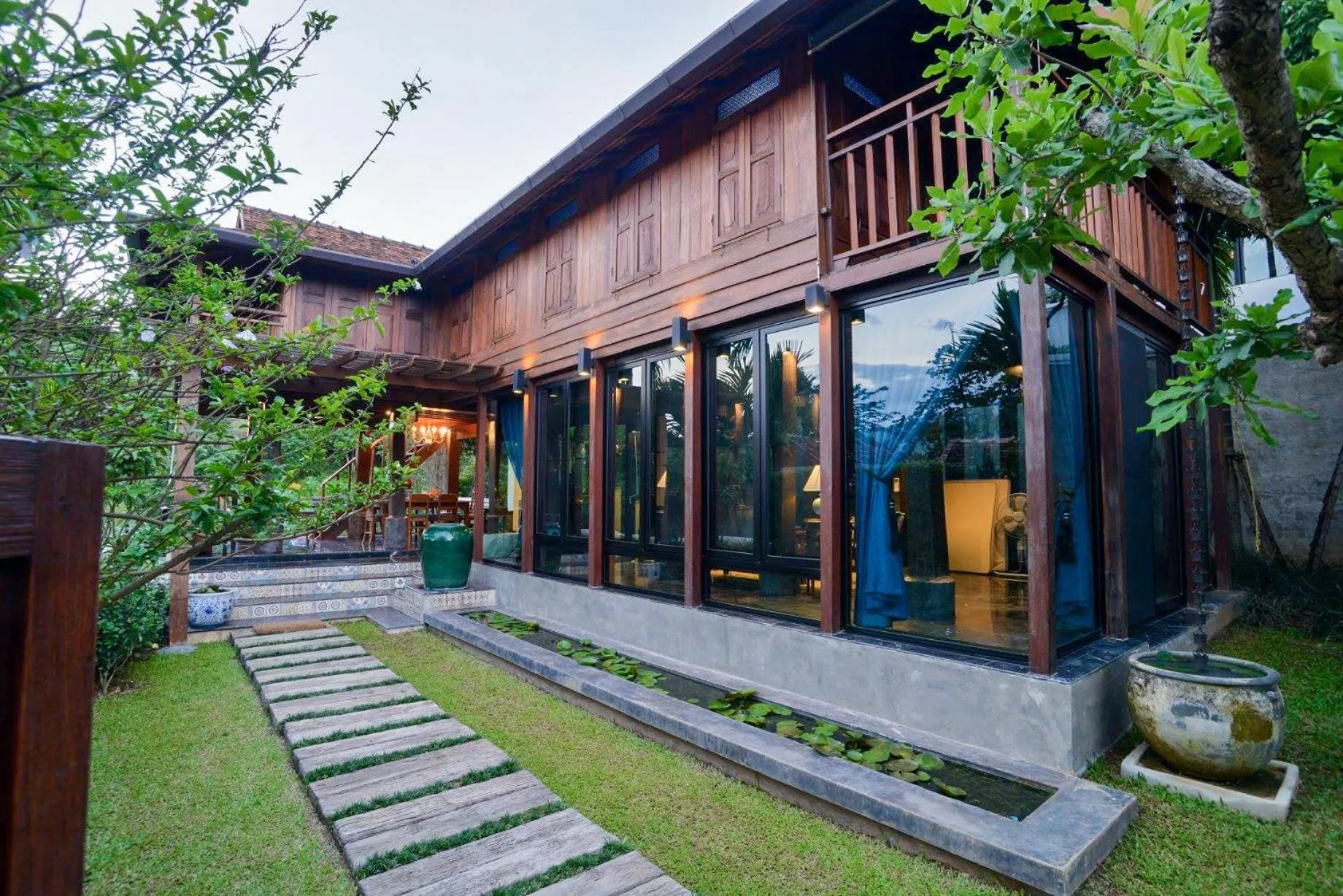 Garden in Chantra Khiri Chalet Chiang Mai