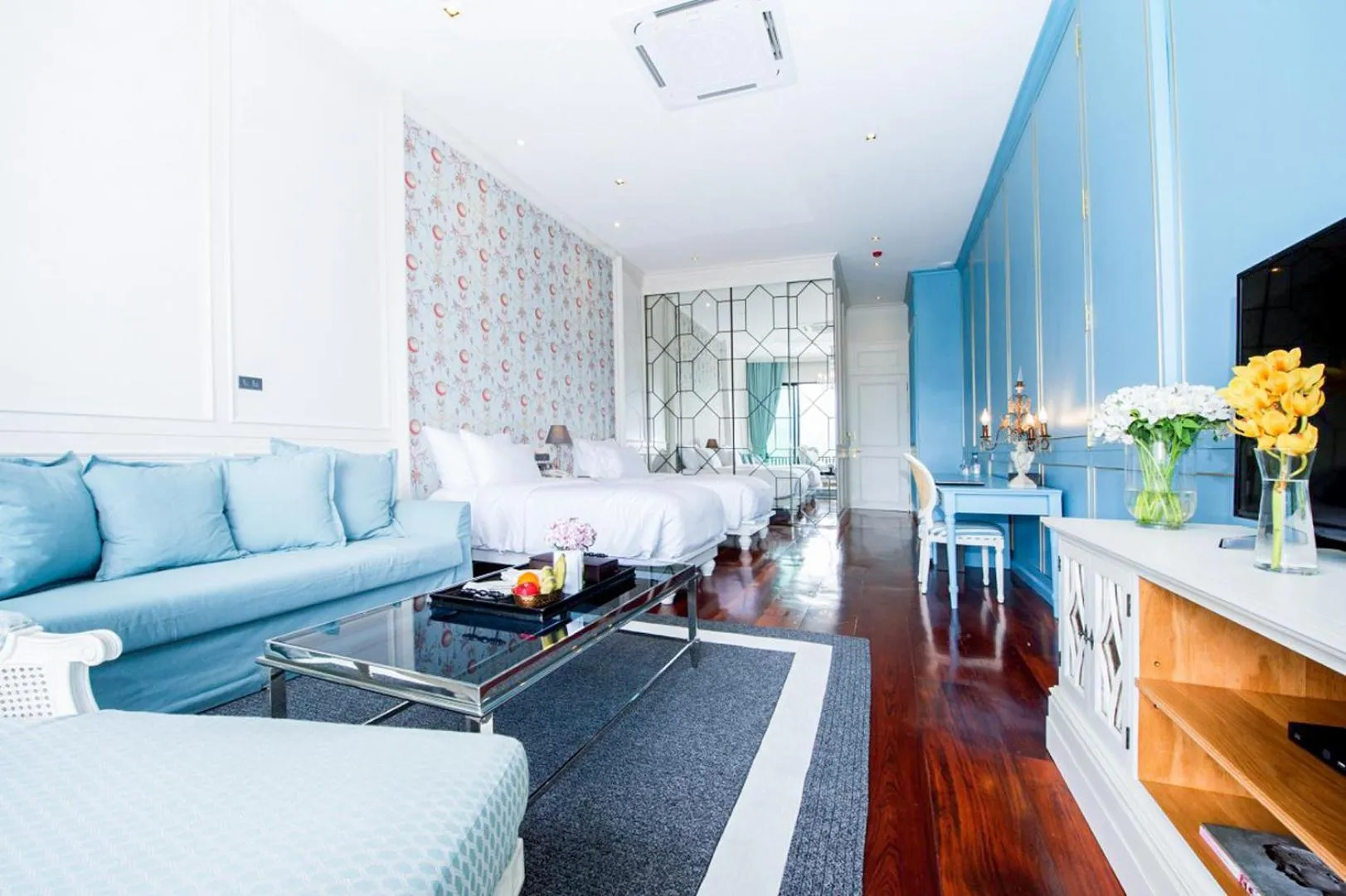 Living room in Chantra Khiri Chalet Chiang Mai