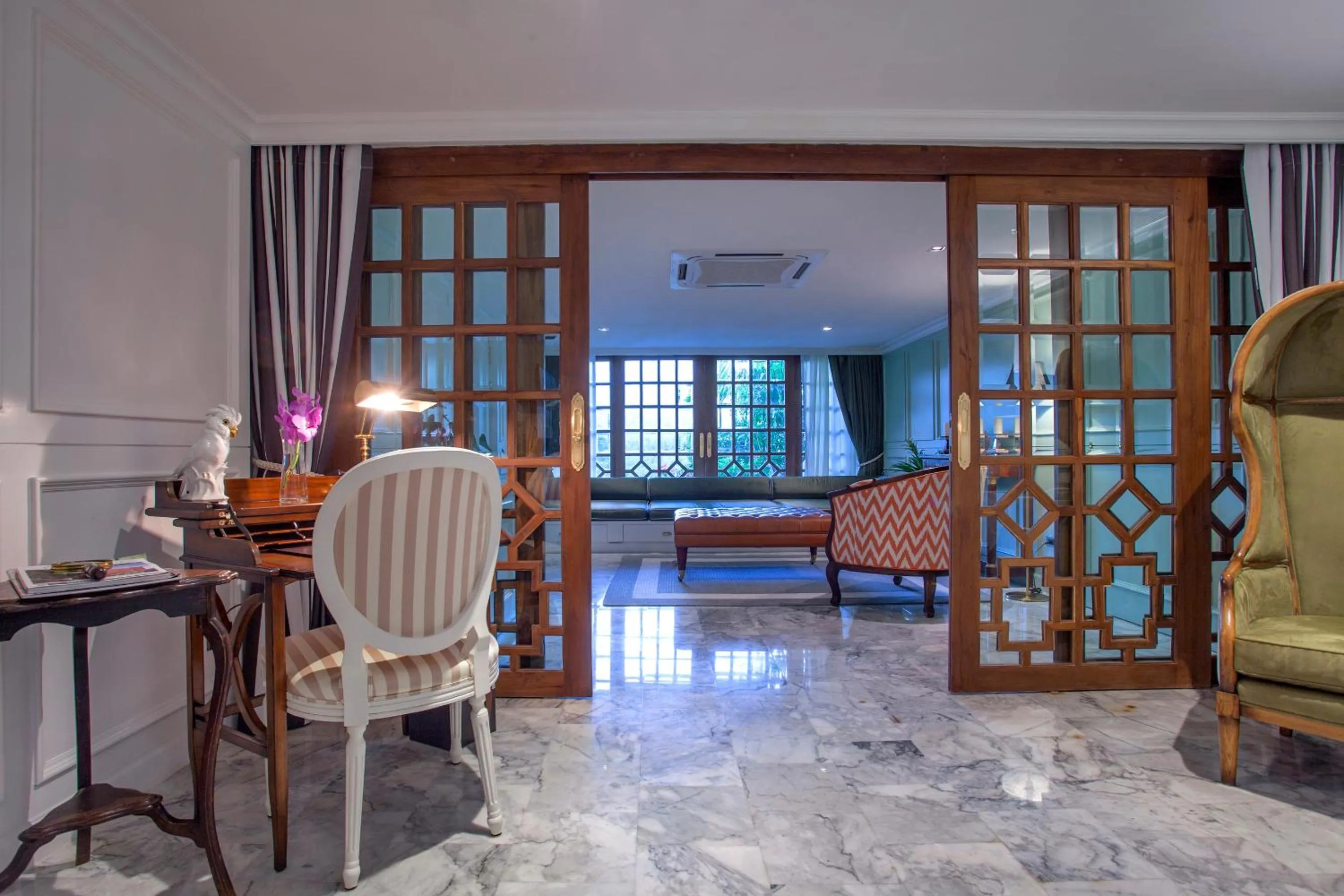 Living room in Chantra Khiri Chalet Chiang Mai