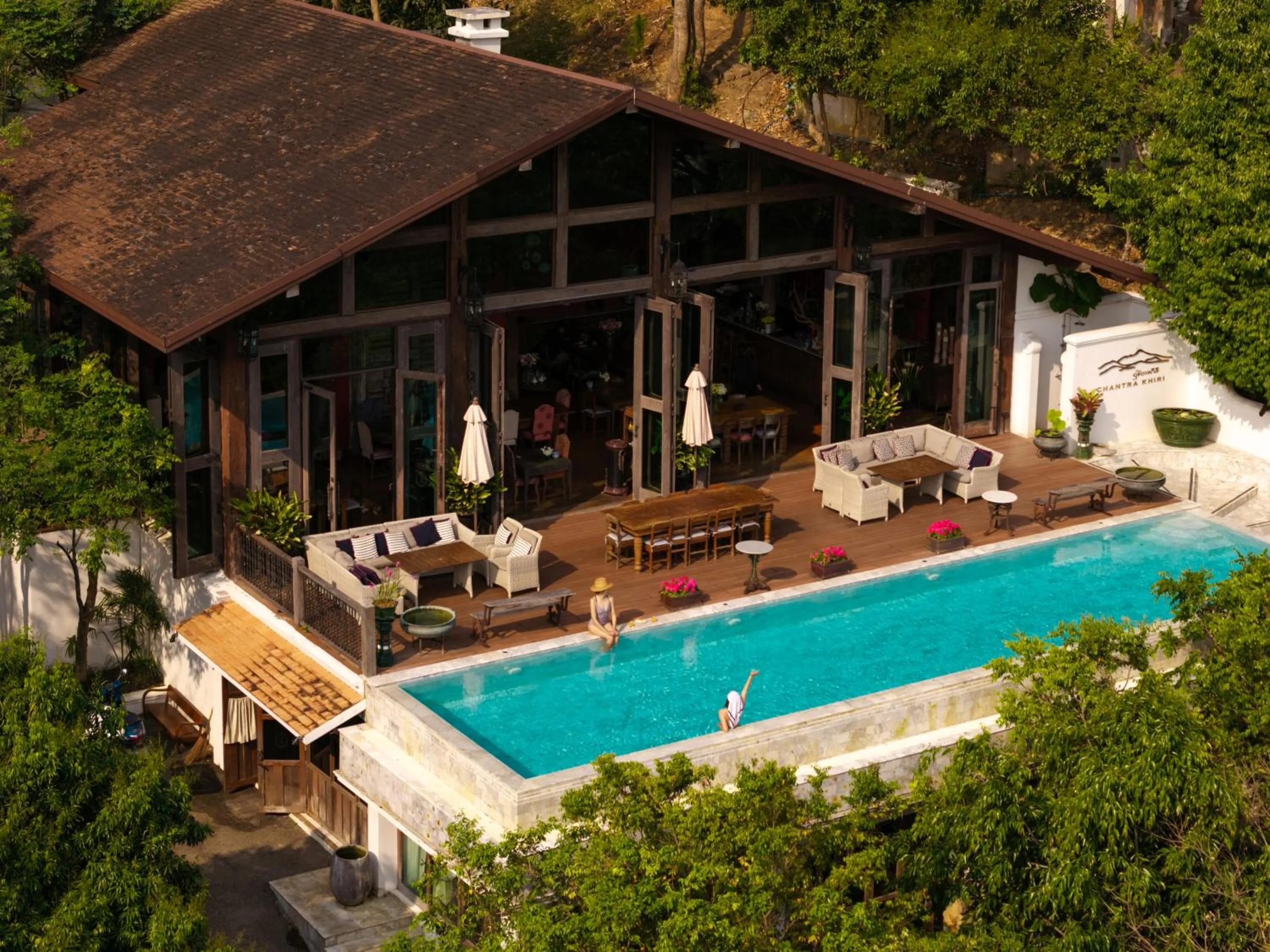 Swimming pool in Chantra Khiri Chalet Chiang Mai