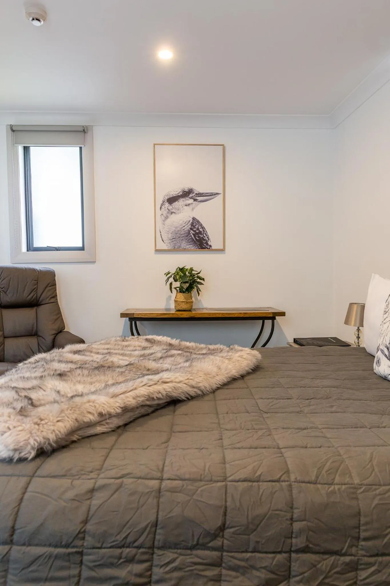 Bed in Talisman Hotel & Restaurant