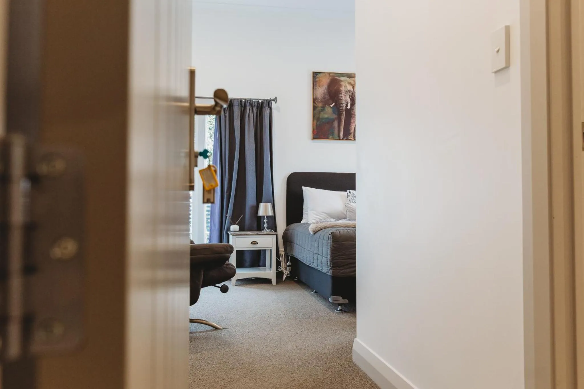 Bed in Talisman Hotel & Restaurant