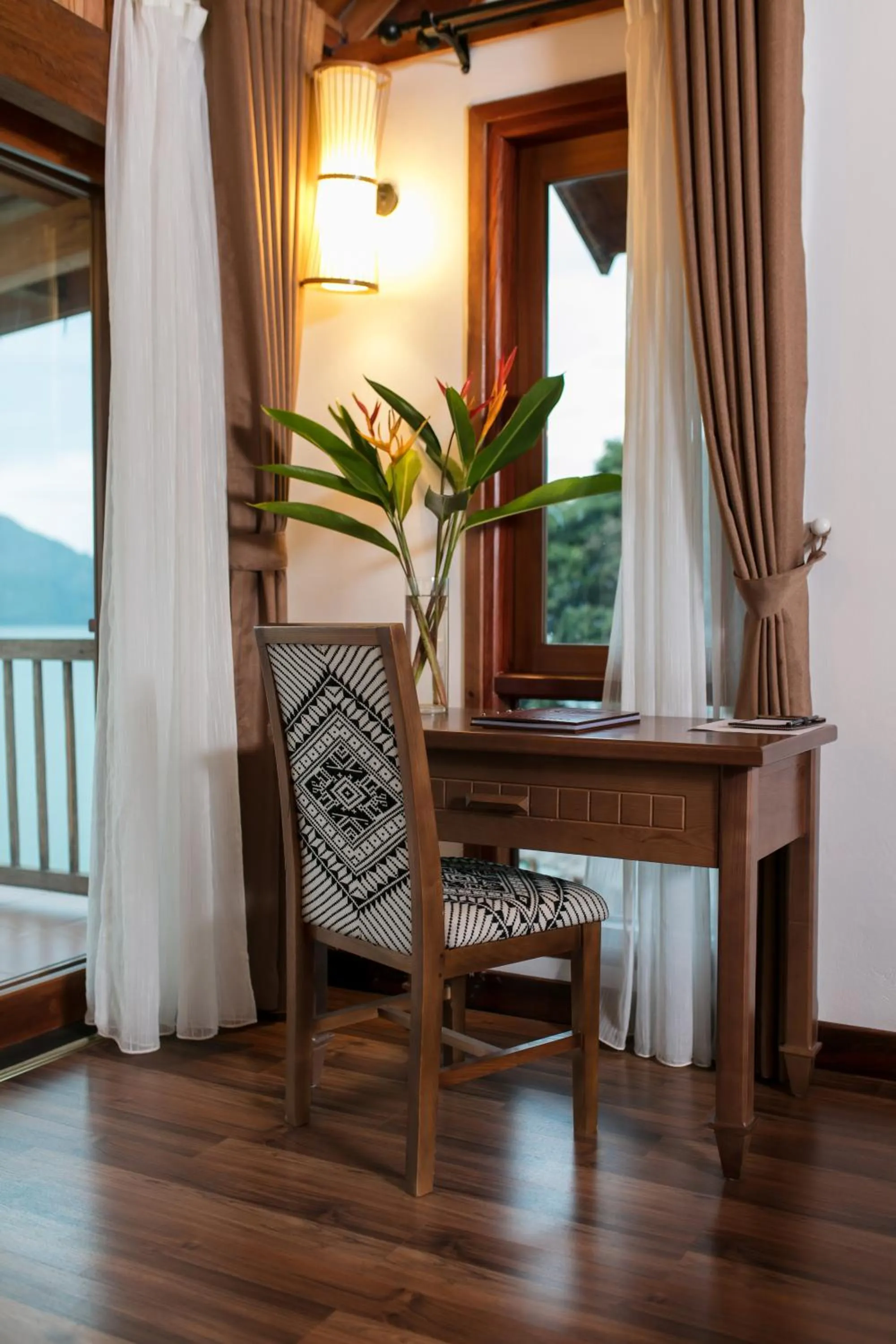 Living room in Mai Chau Hideaway Lake Resort