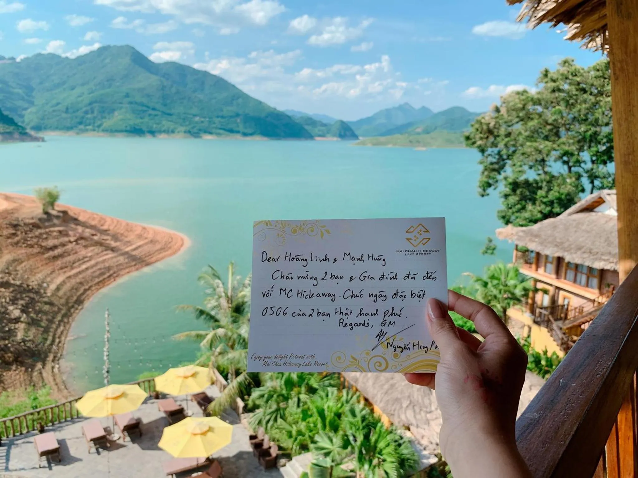 Balcony/Terrace in Mai Chau Hideaway Lake Resort