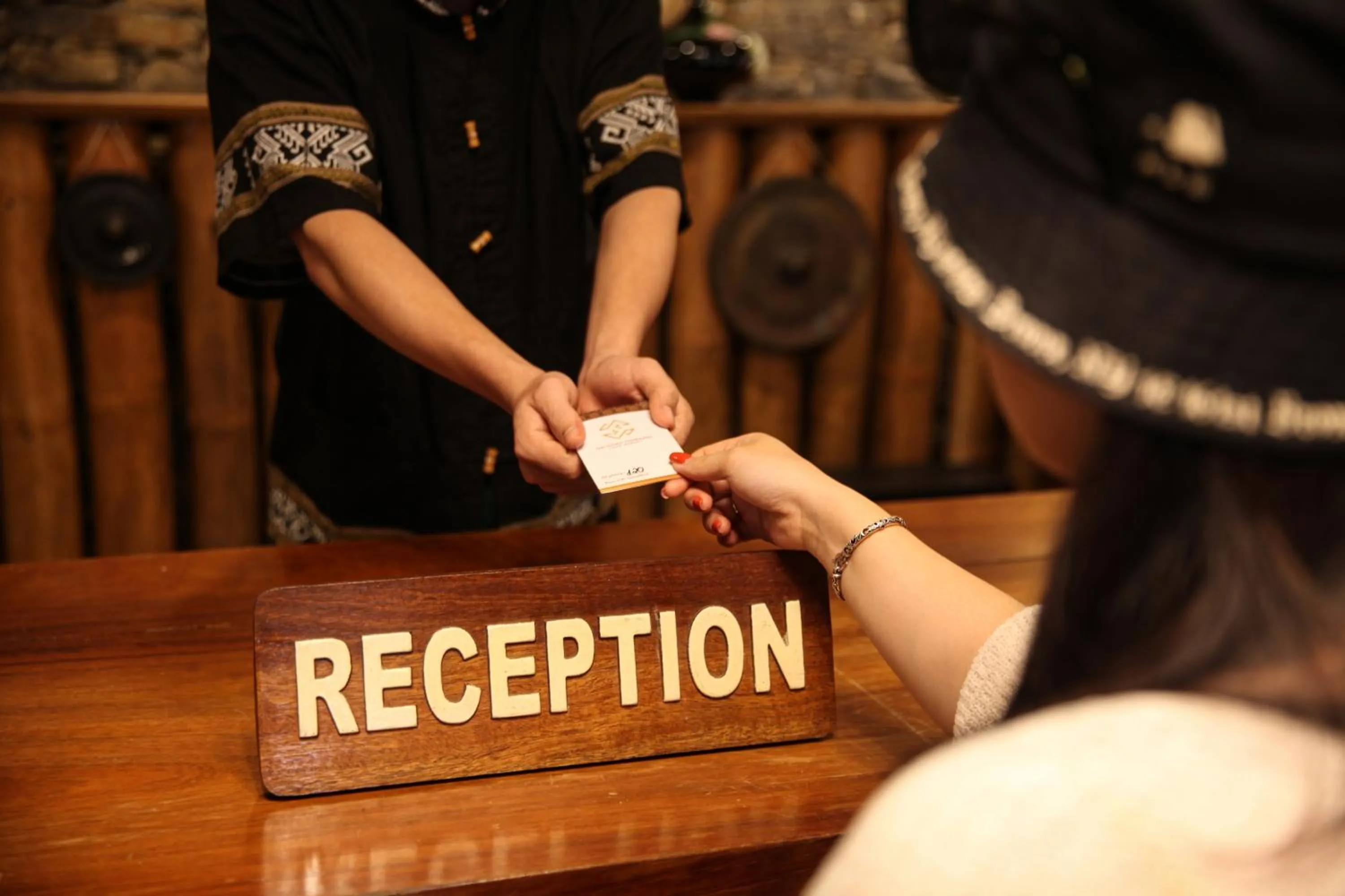 Lobby or reception in Mai Chau Hideaway Lake Resort