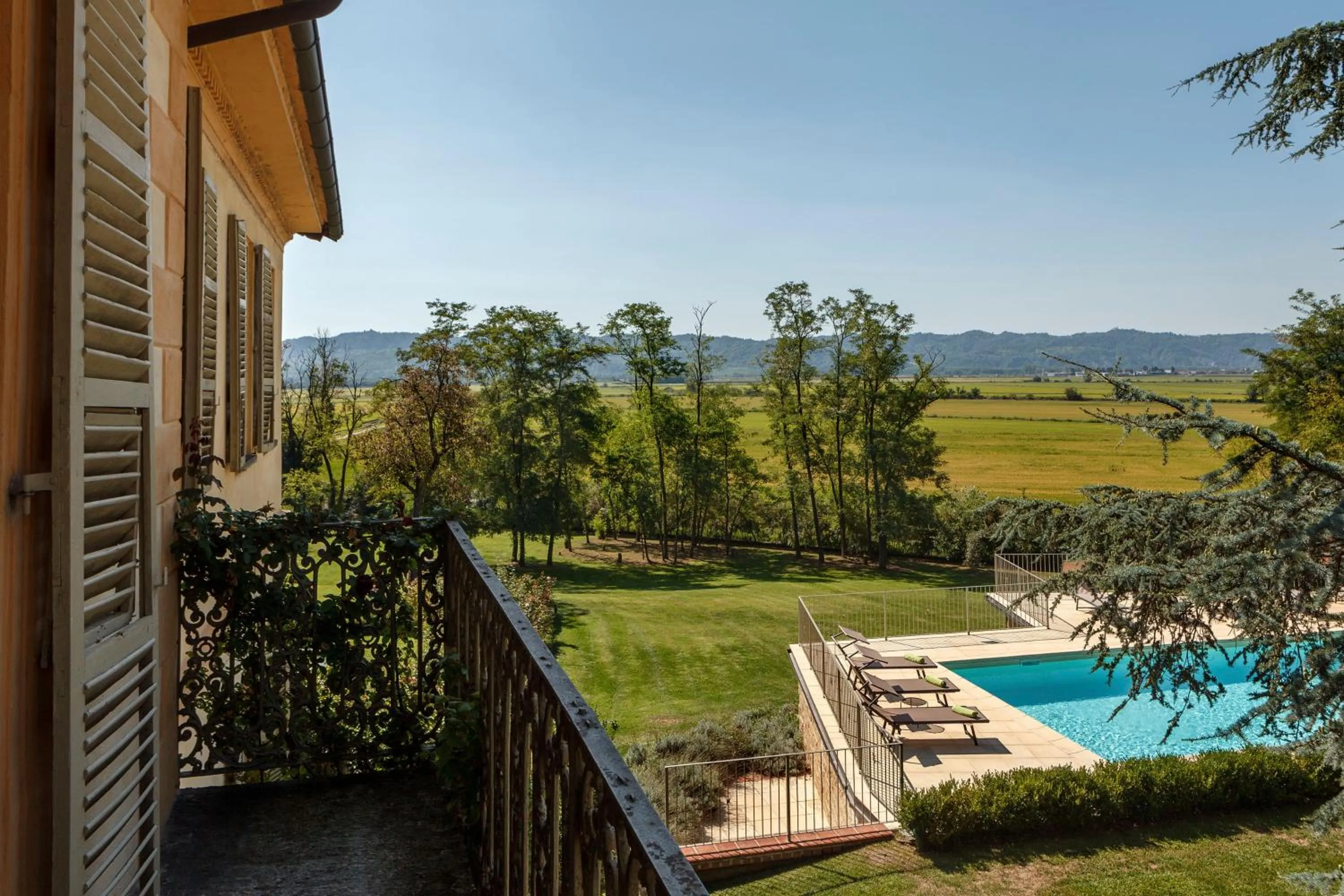 Garden view in Borgo Ramezzana Country House
