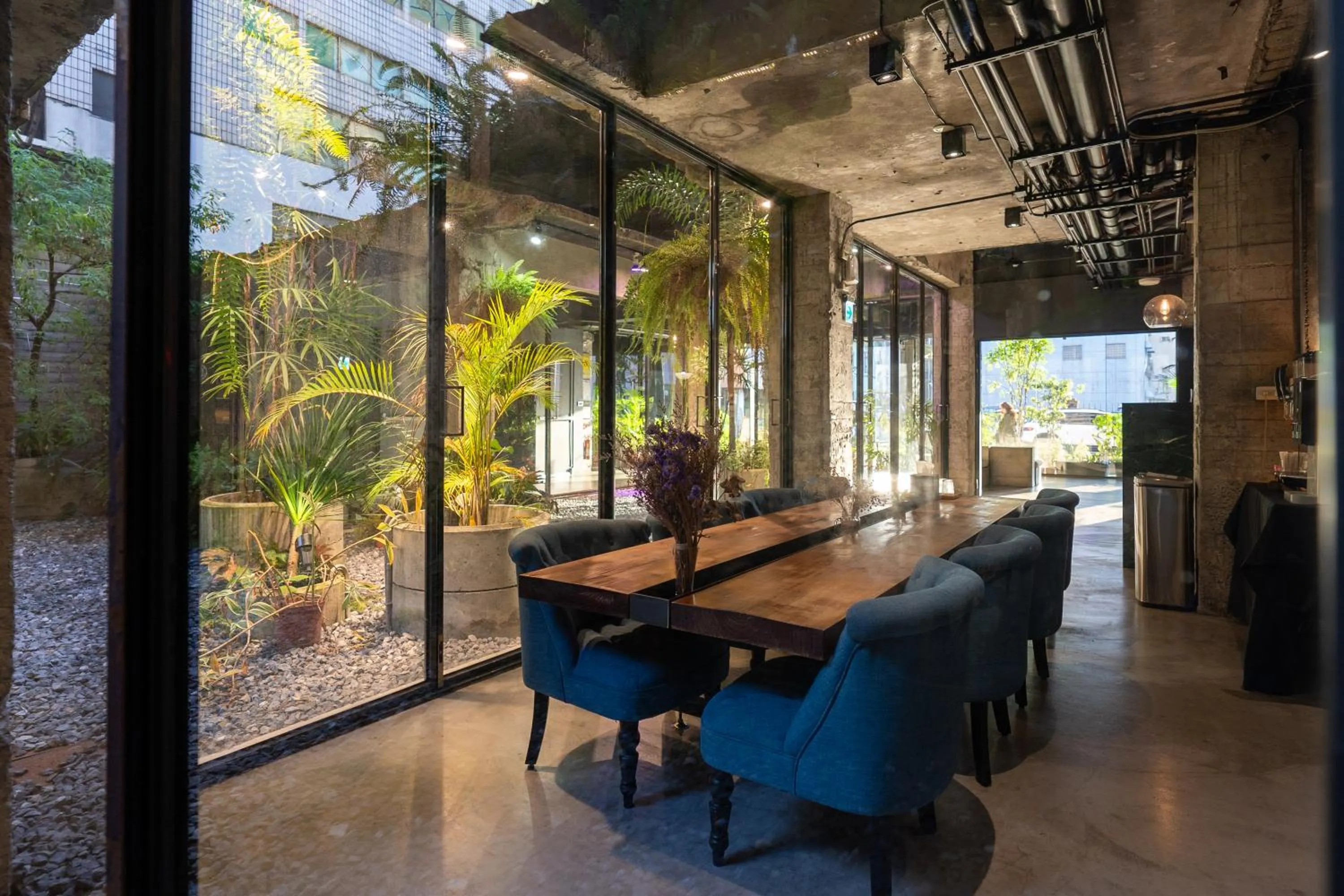 Seating area in SOF Hotel