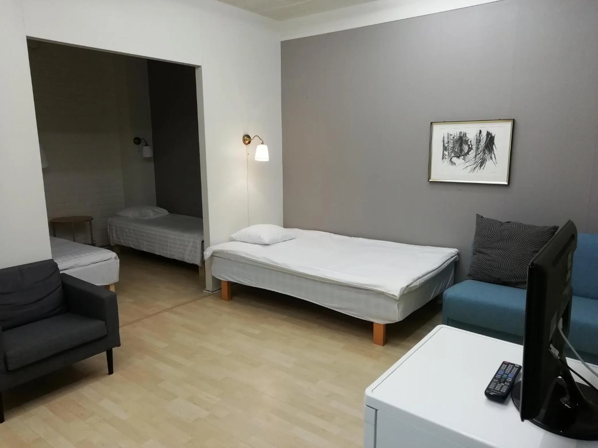 Bed in Hotel Turistihovi