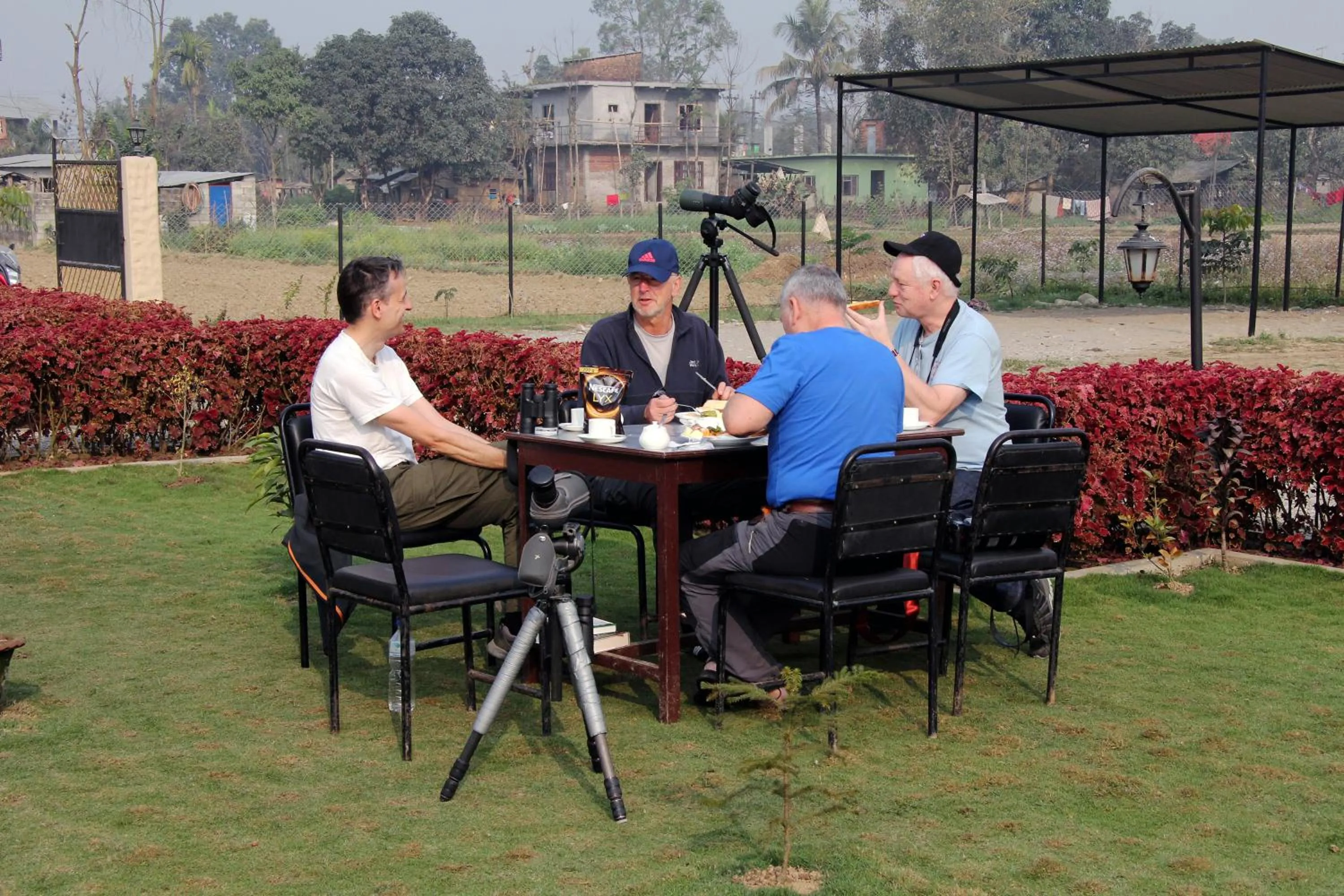 Patio in Tharu Mahal