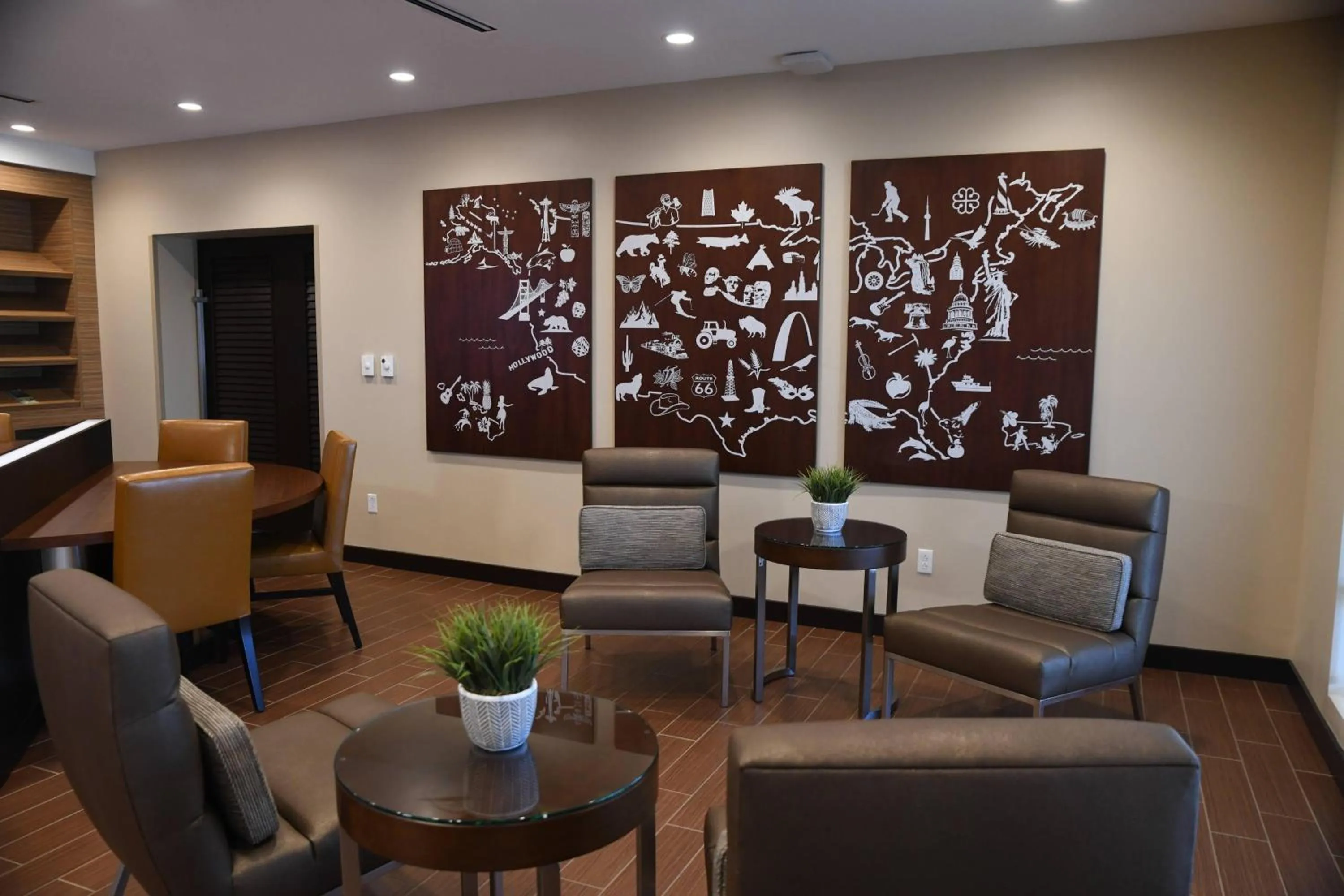 Lobby or reception in TownePlace Suites Kansas City At Briarcliff