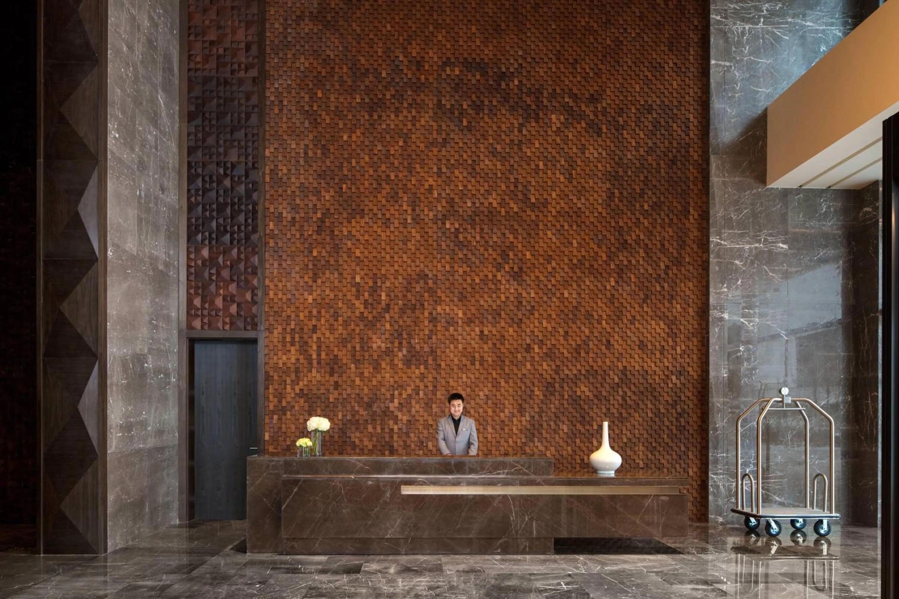 Lobby or reception in Courtyard By Marriott Xi'an North