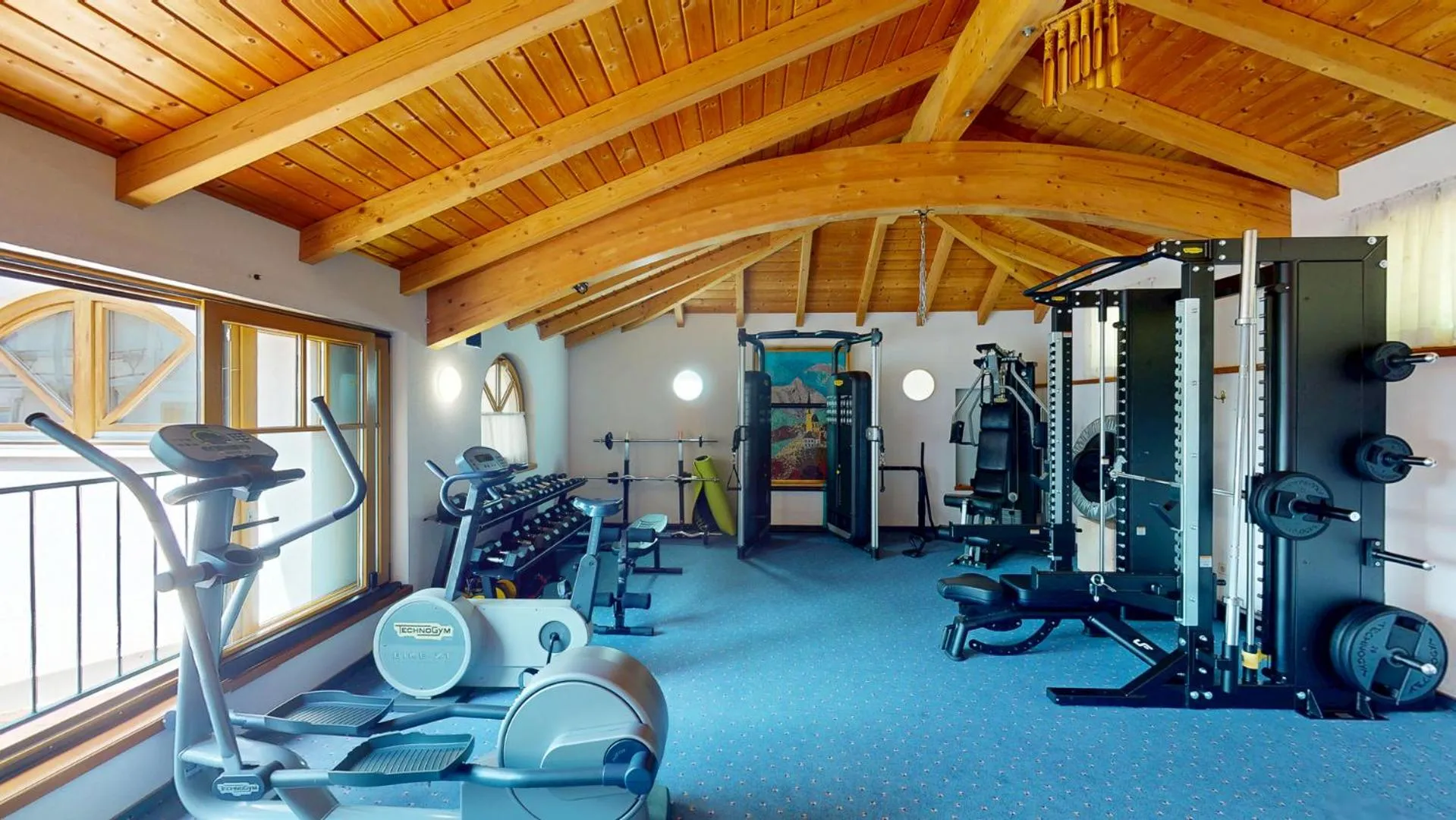Fitness centre/facilities in Hotel Alexanderhof