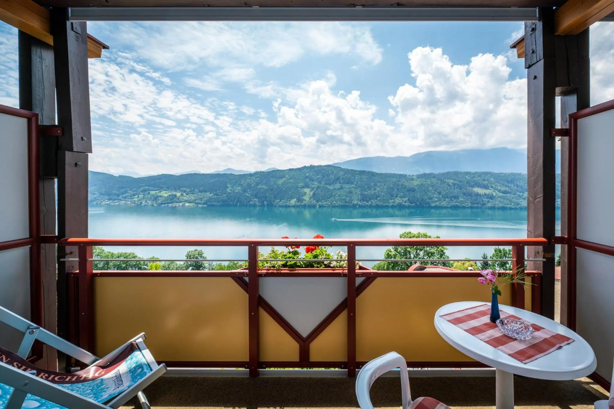 Lake view in Hotel Alexanderhof