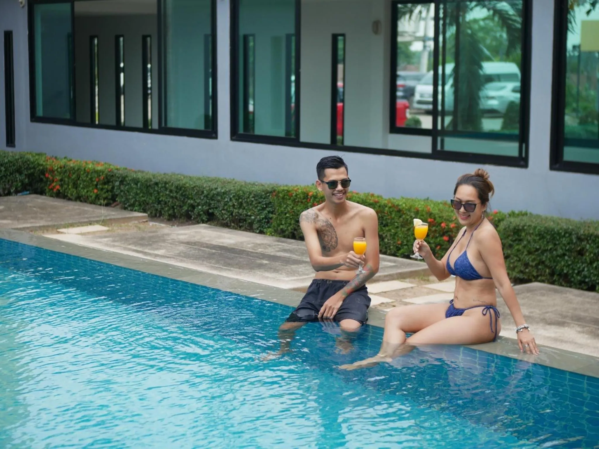 Pool view in The Park 304 Executive Serviced Apartment