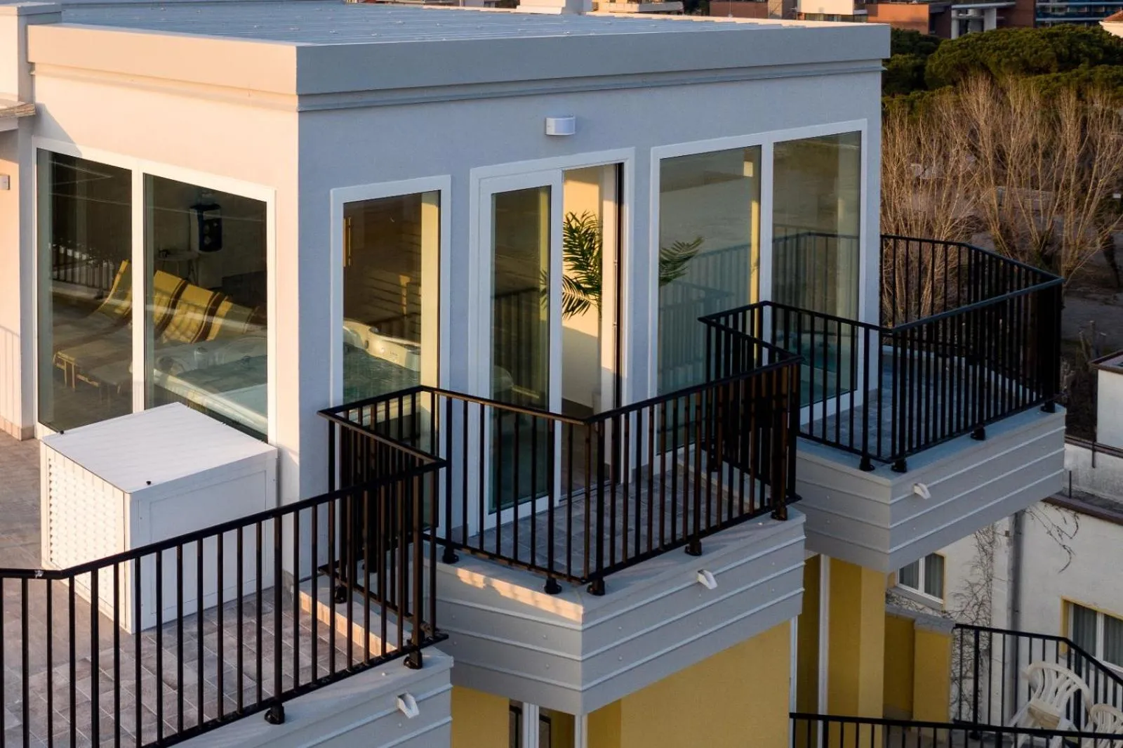 Bird's eye view in Hotel Mondial