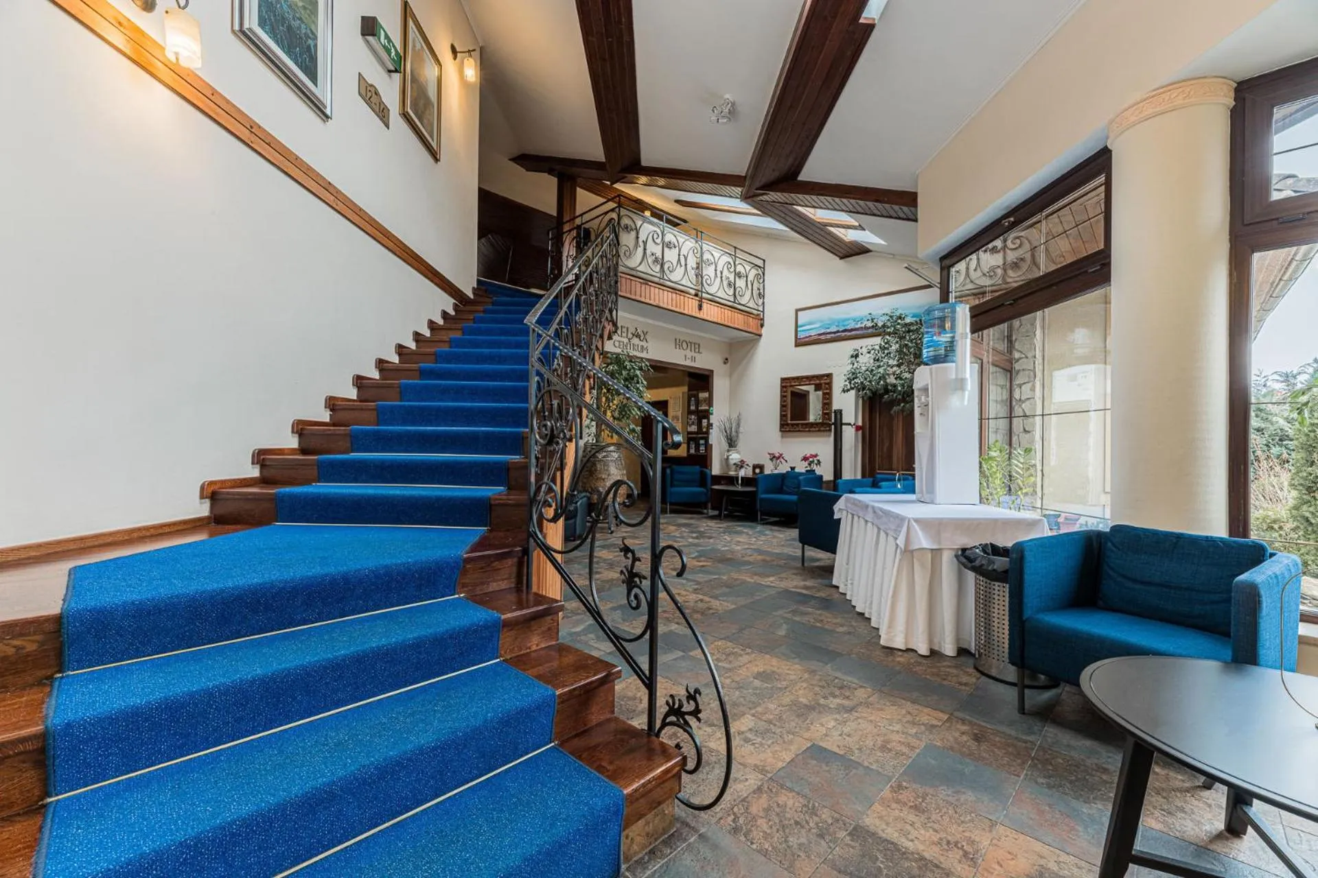 Lobby or reception in Hotel Amalia