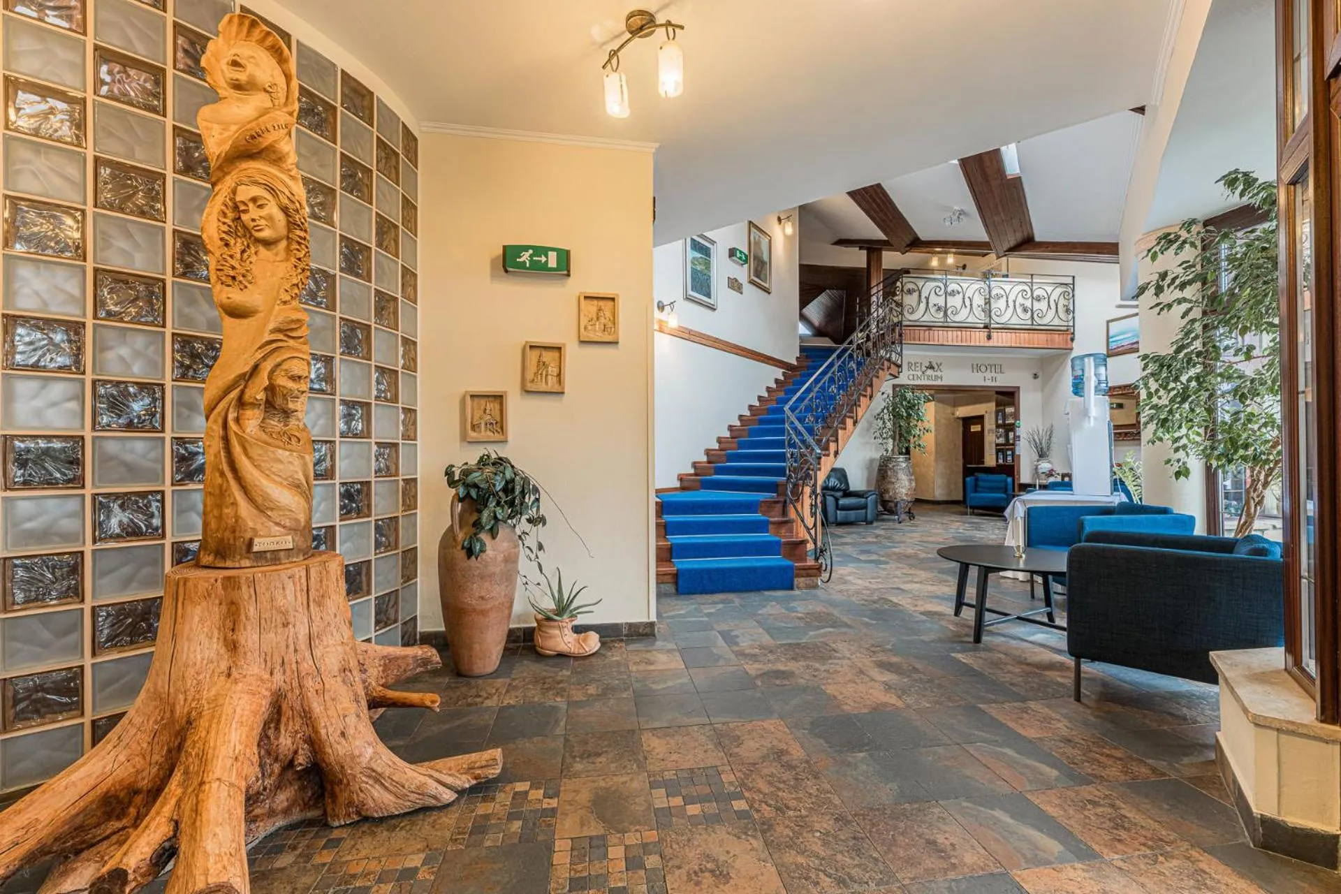 Lobby or reception in Hotel Amalia