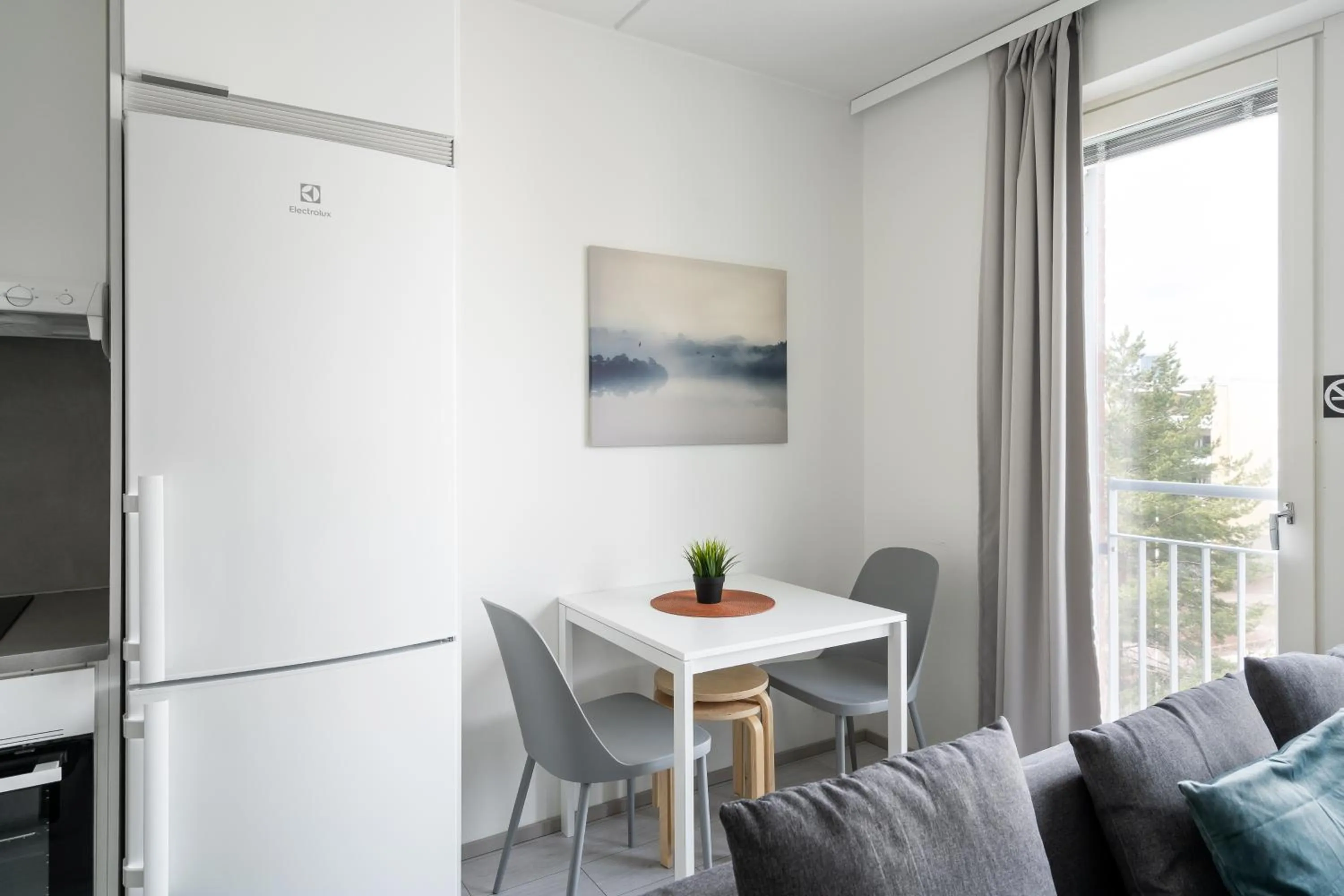 Dining area in Hiisi Homes Espoo Center