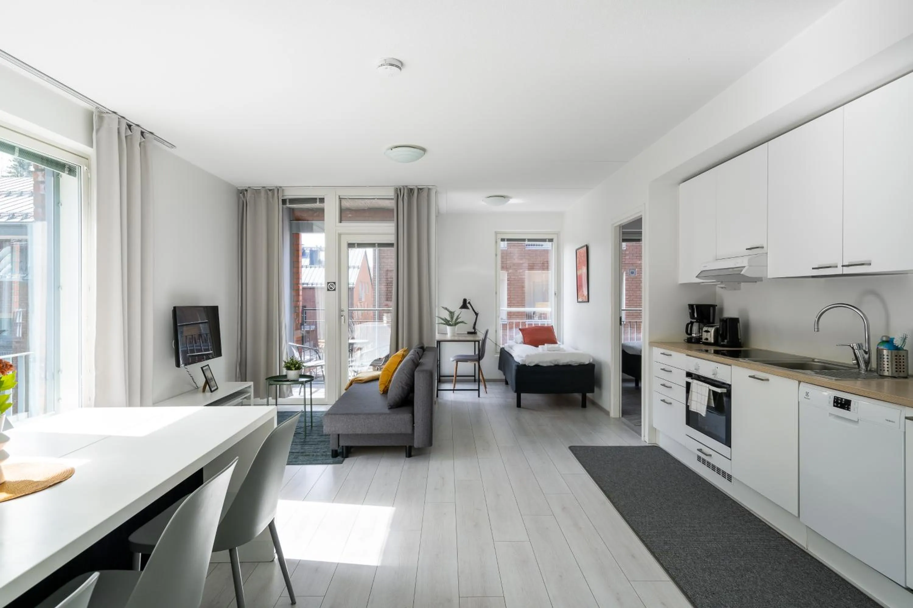 Living room in Hiisi Homes Espoo Center