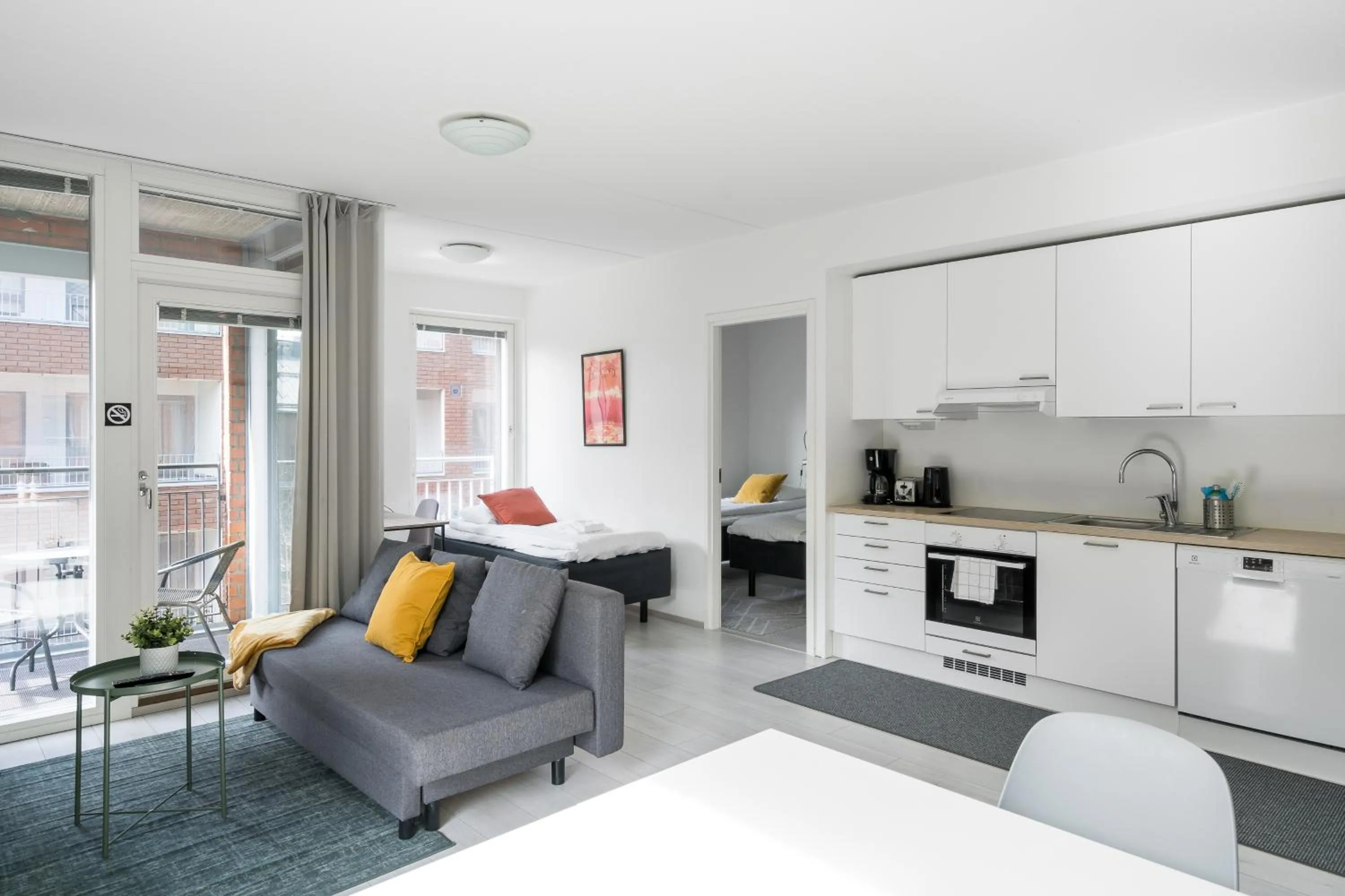 Living room in Hiisi Homes Espoo Center