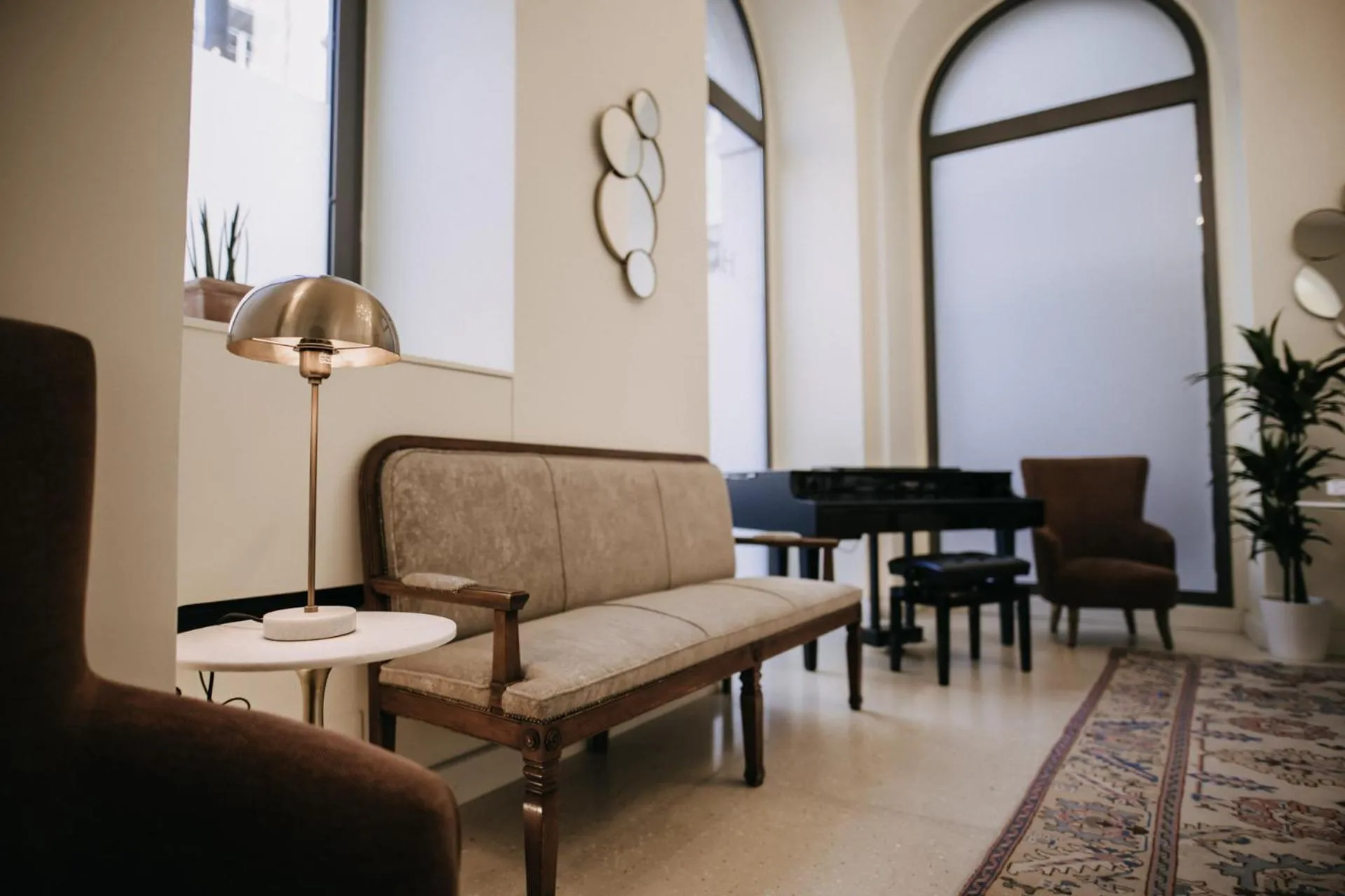 Seating area in Hotel Vis à Vis