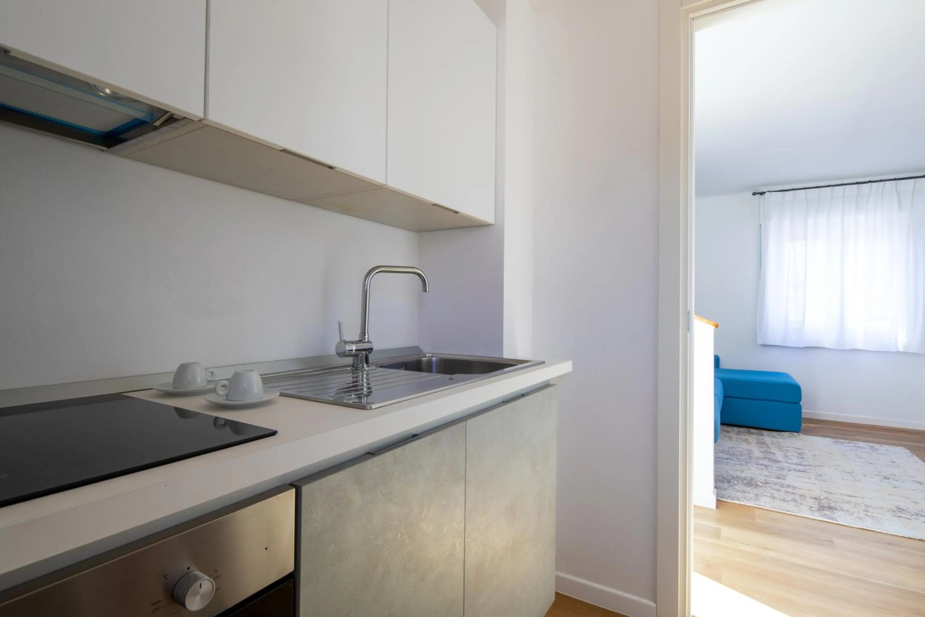 Kitchen or kitchenette in Hotel Vis à Vis