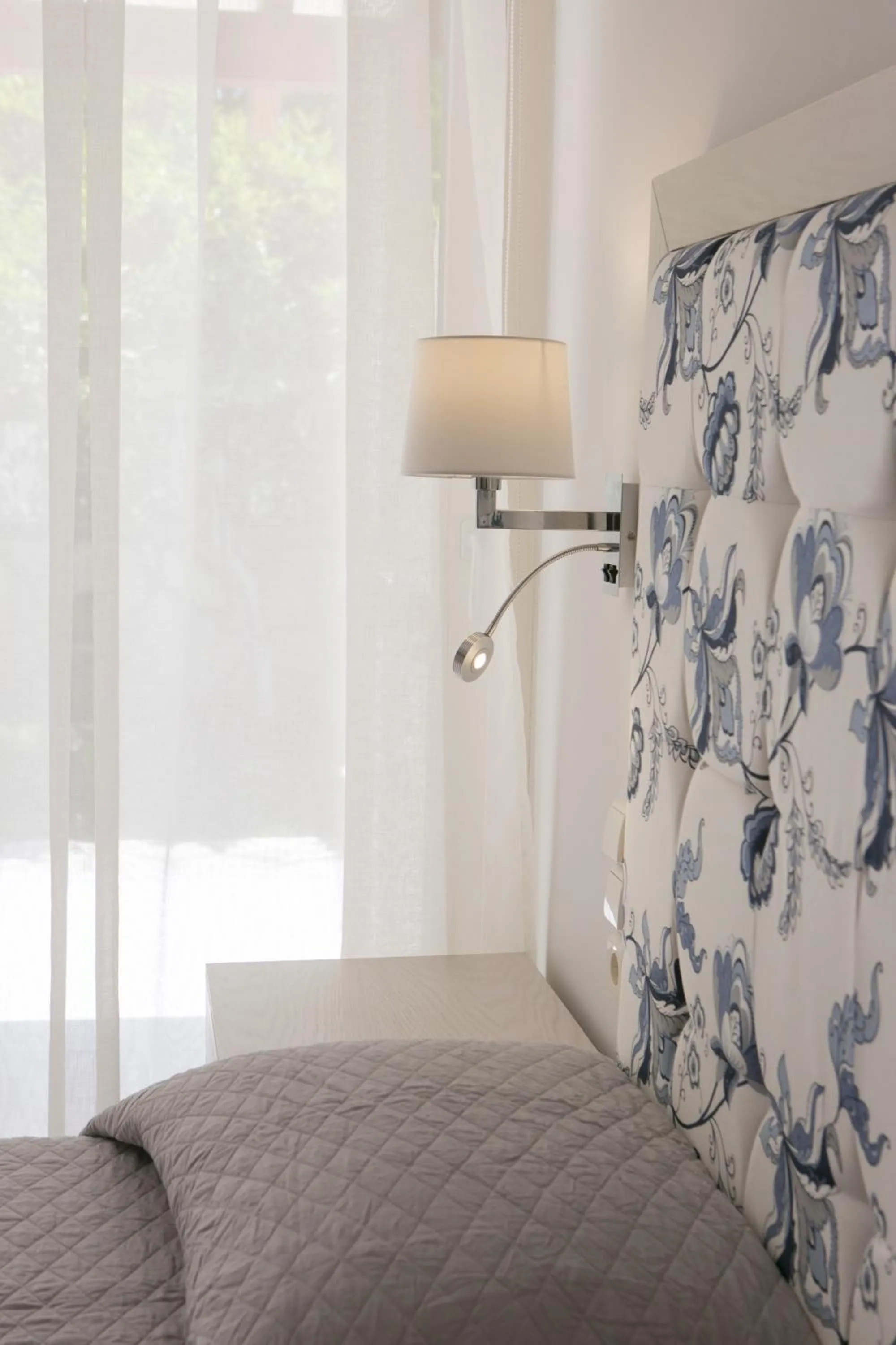 Decorative detail, Bed in Hotel Rezi