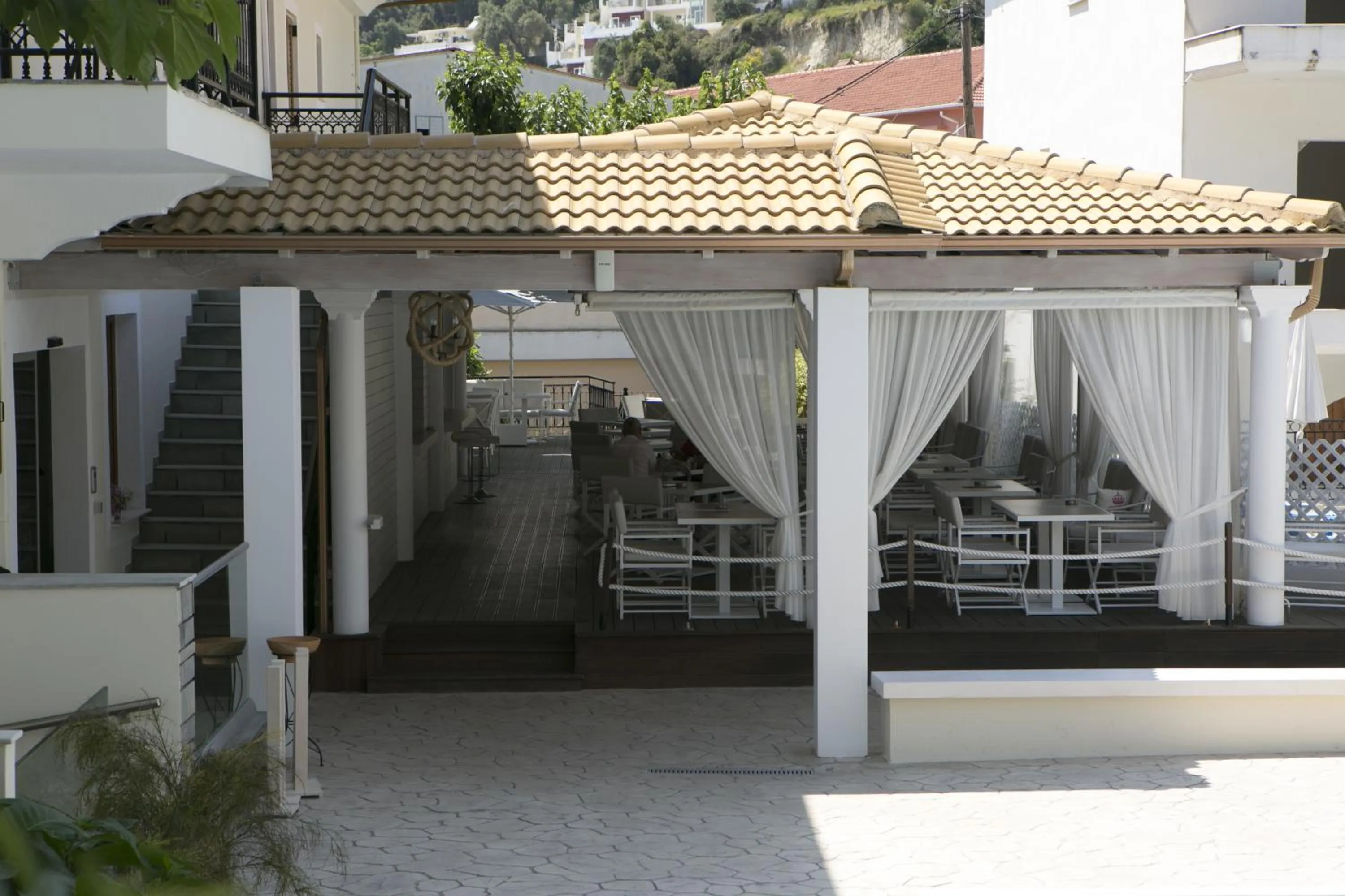Patio in Hotel Rezi