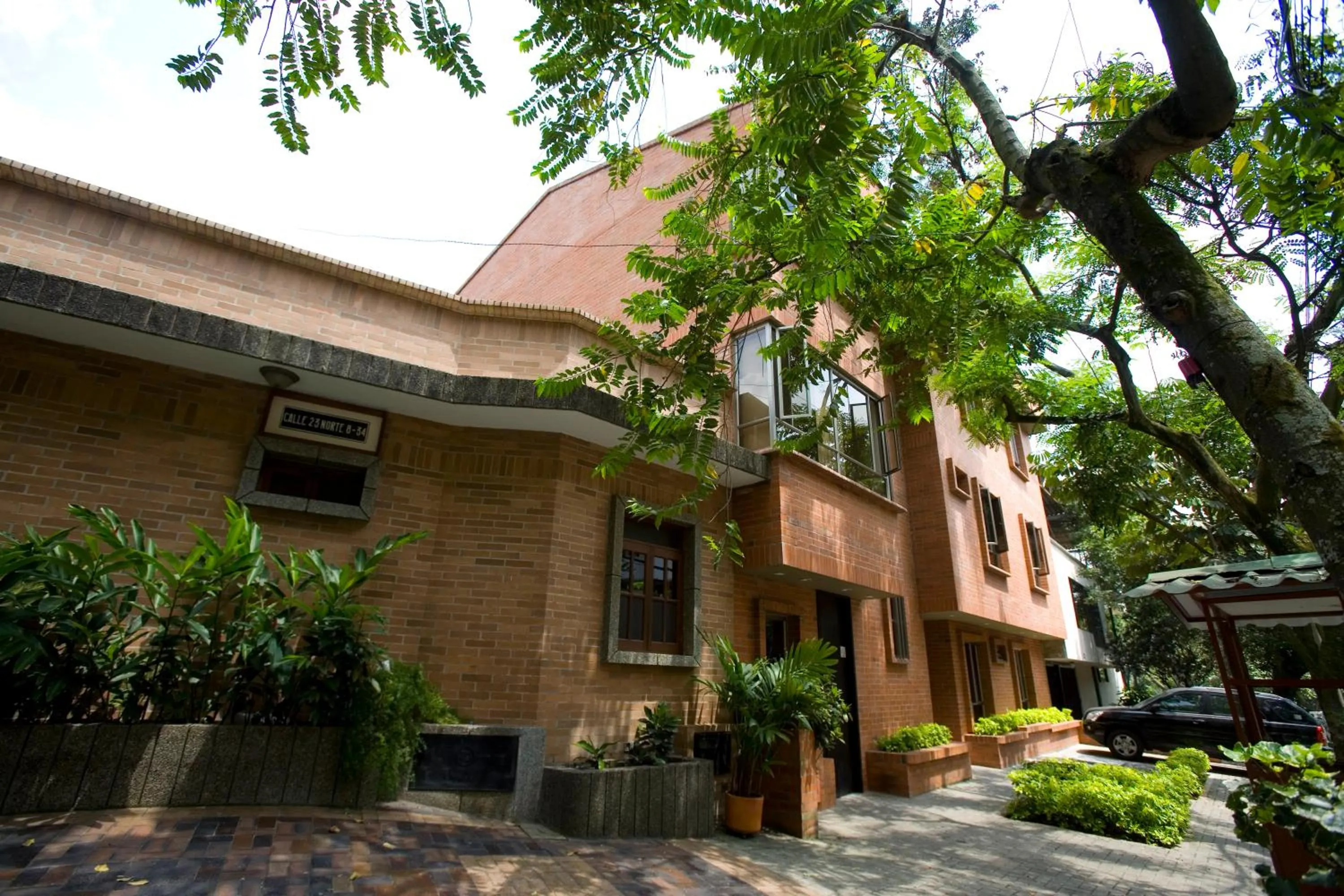 Facade/entrance in Hotel Casa Santa Monica Norte