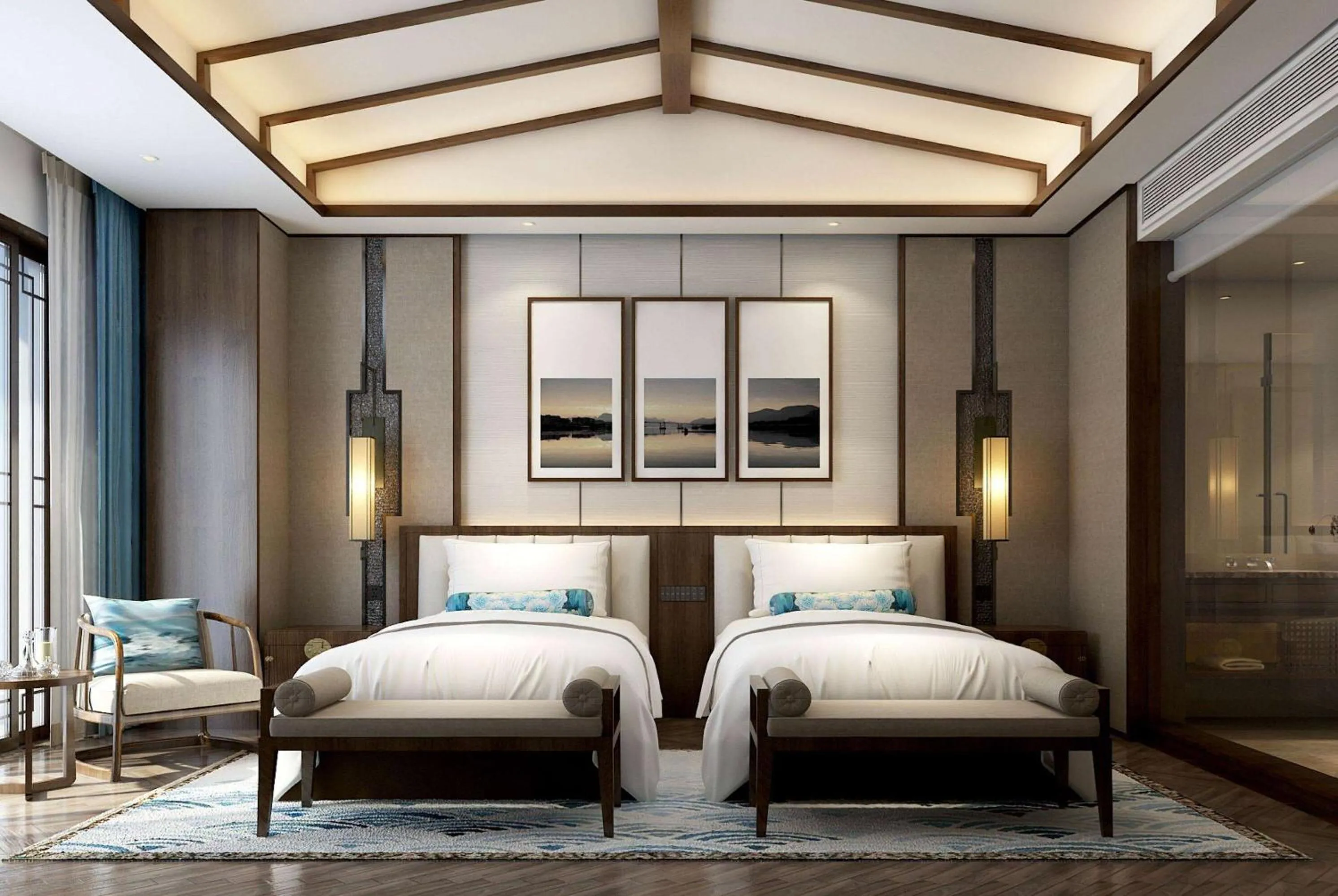 Photo of the whole room in Wyndham Guilin Pingle