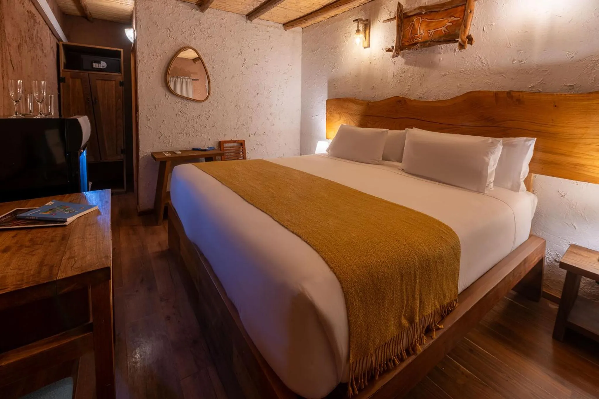 Bed in Hotel Don Raul