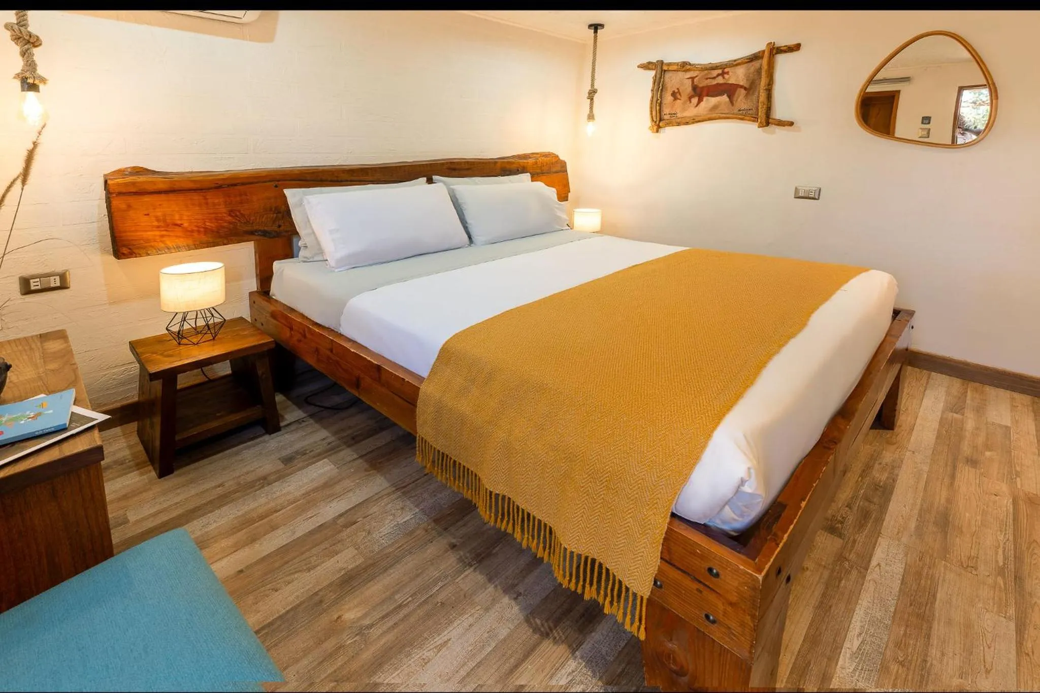 Bed in Hotel Don Raul