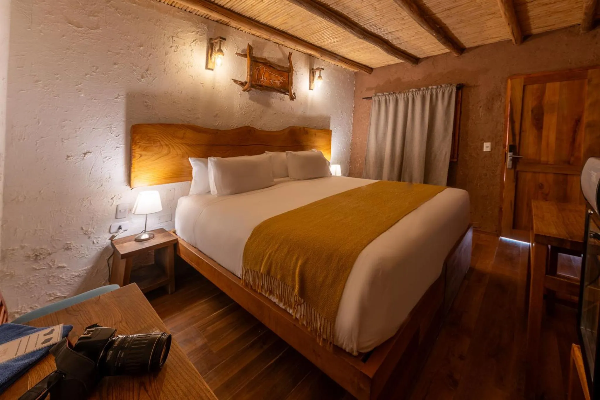 Bed in Hotel Don Raul