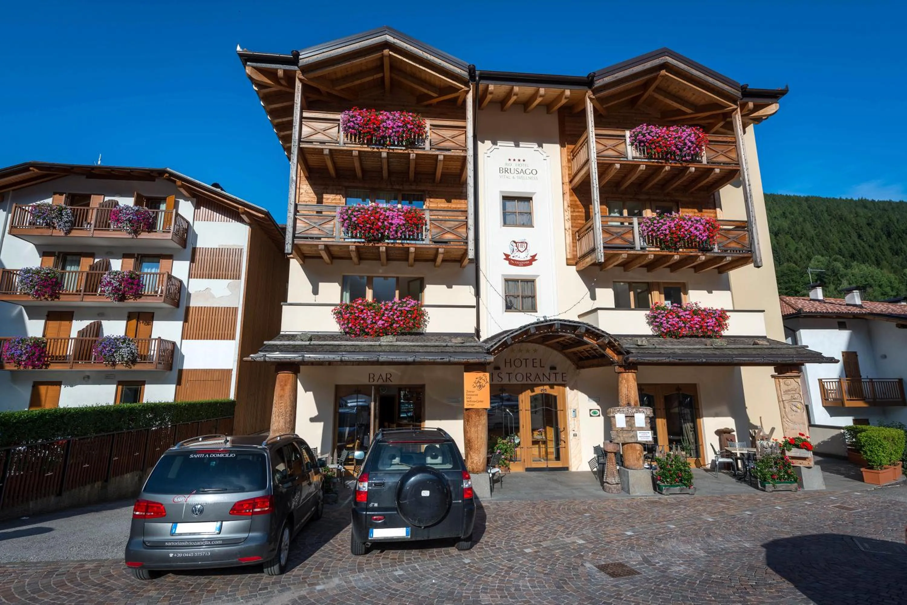 Facade/entrance in Bio Hotel Brusago Vital & Wellness