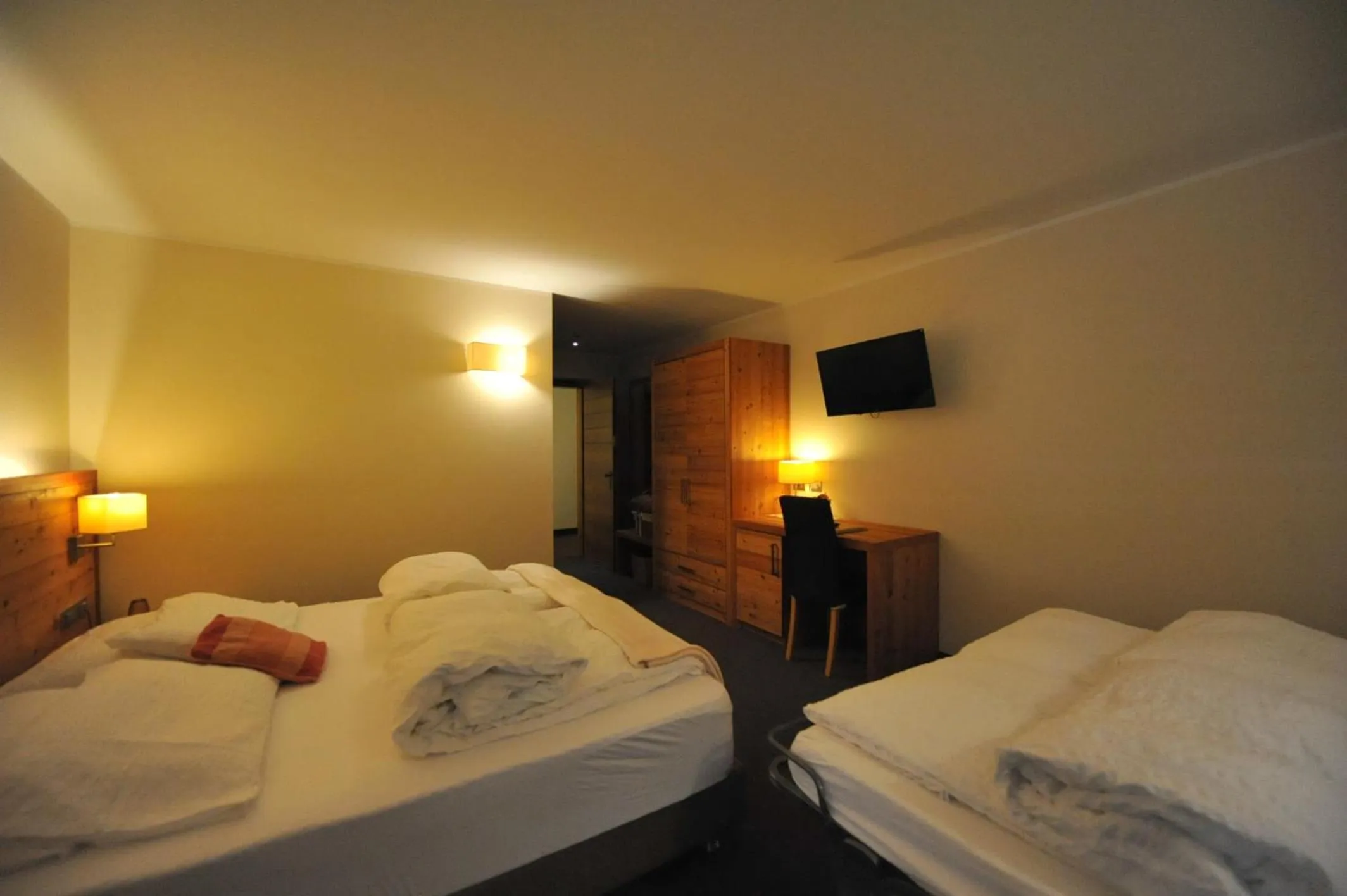 Bed in Bio Hotel Brusago Vital & Wellness