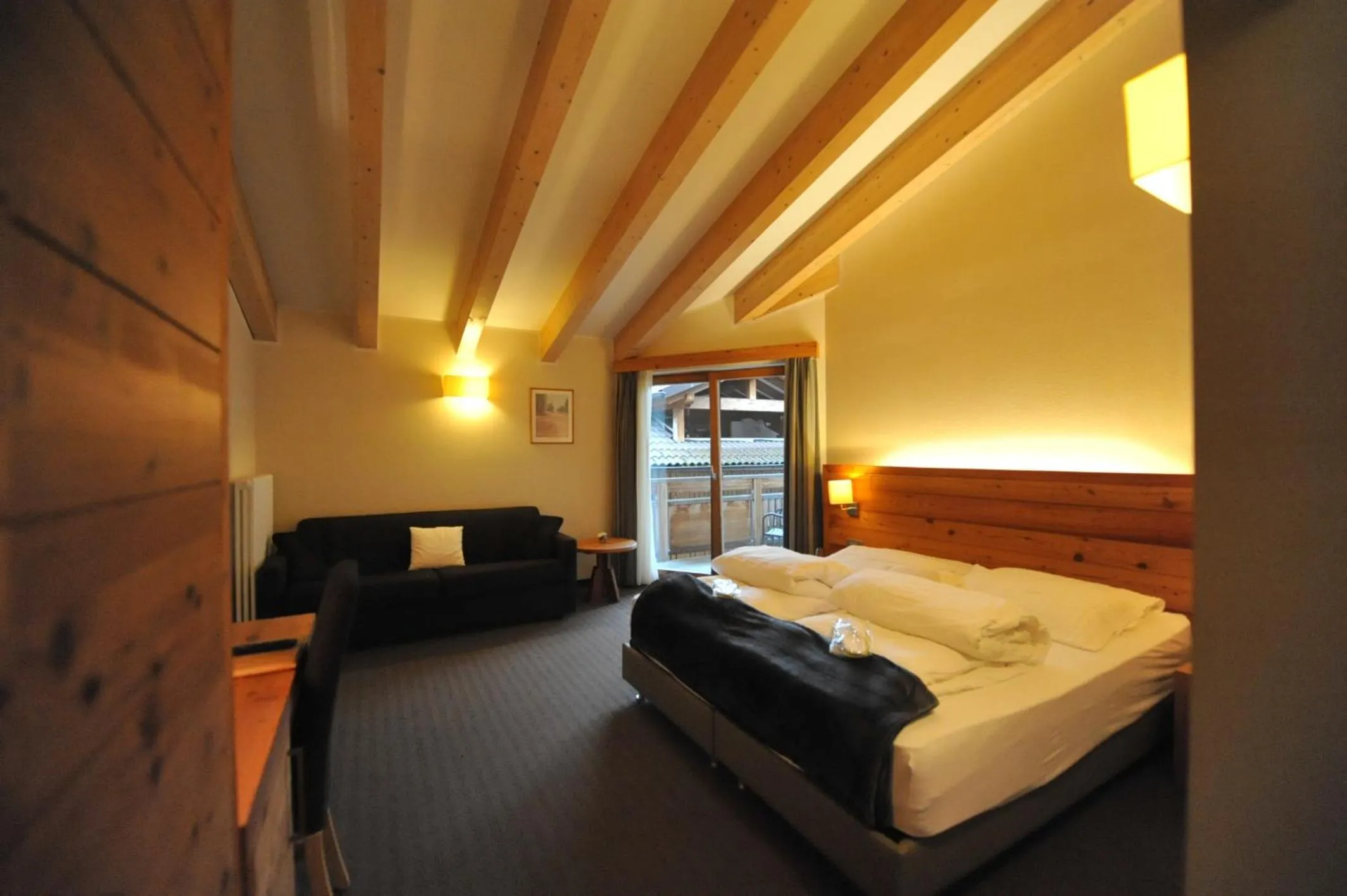 Bed in Bio Hotel Brusago Vital & Wellness