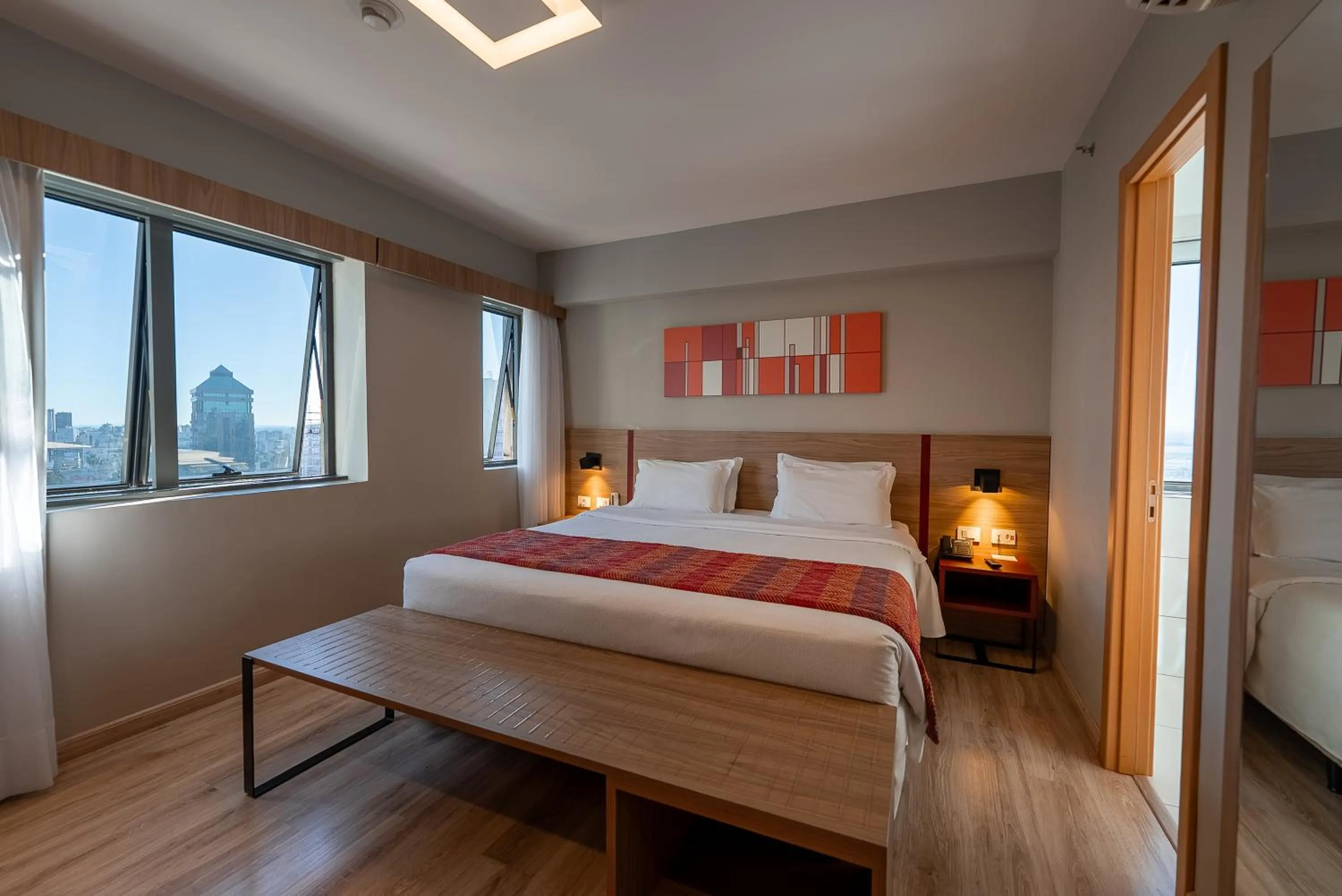 Bedroom, Bed in Hotel Laghetto Stilo Higienópolis