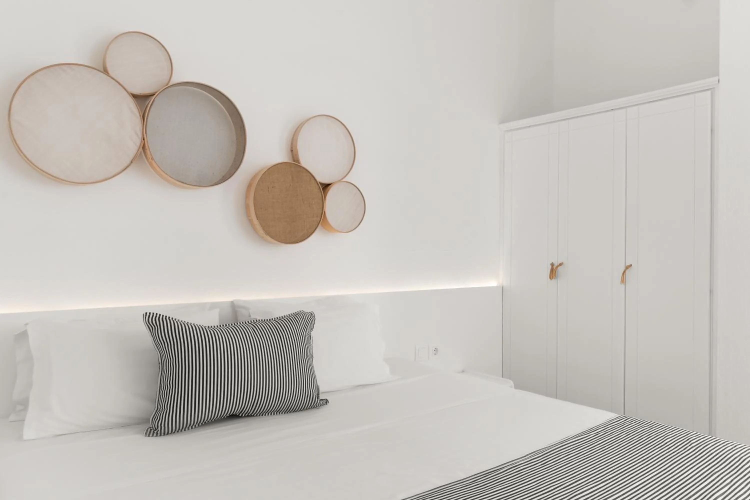 Bed in Mr and Mrs White Corfu Couples Retreat Adults Only