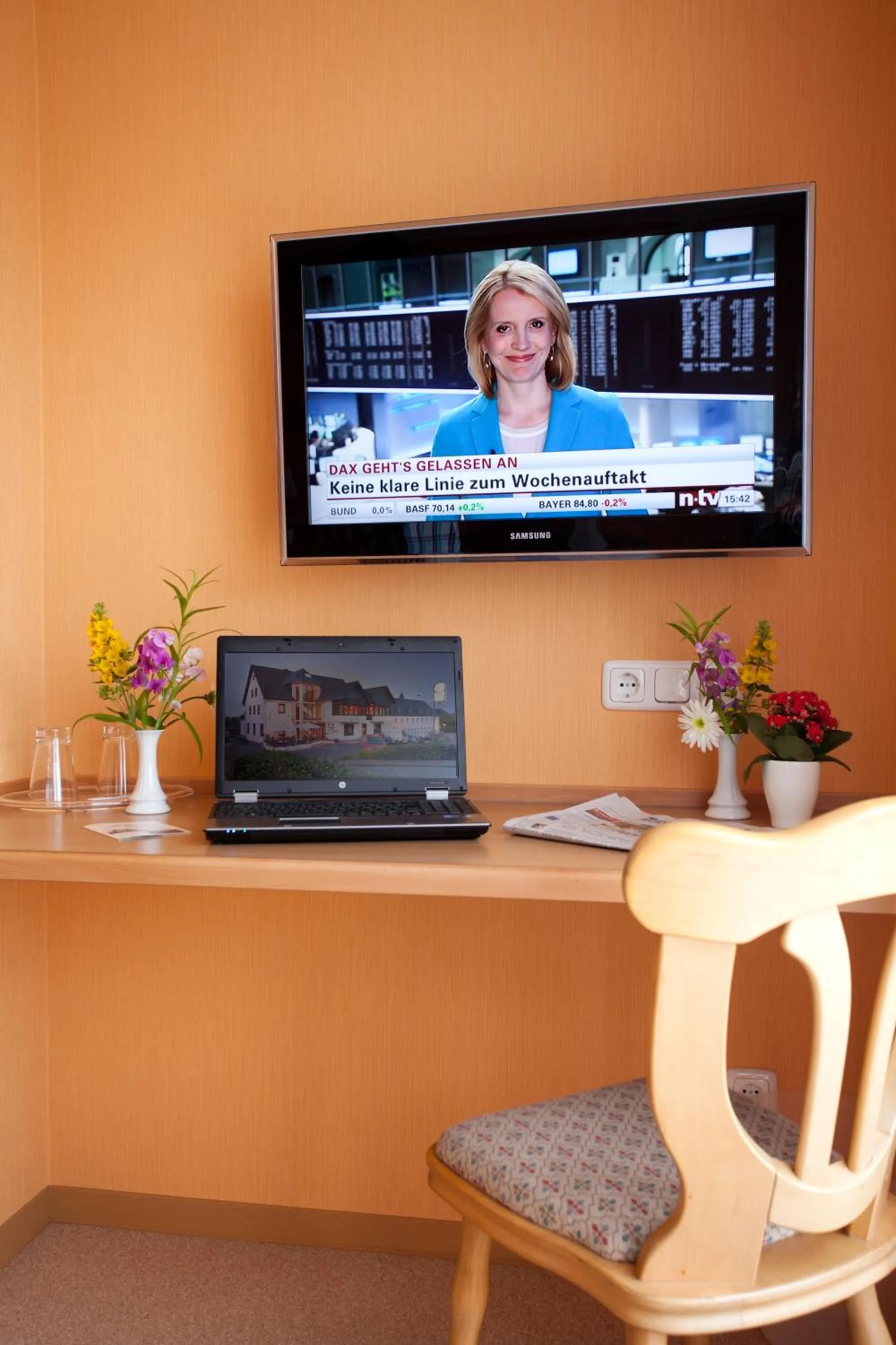 Seating area in Haus Hubertus