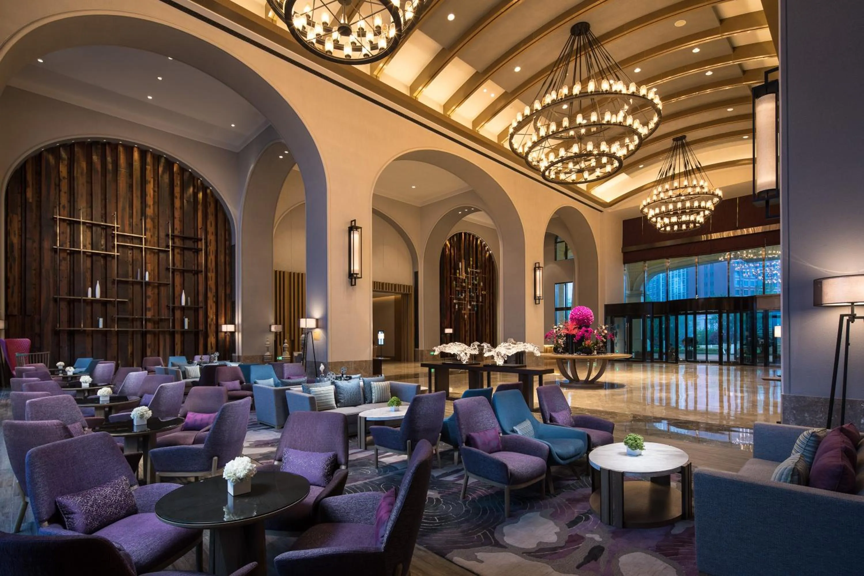 Property building in Crowne Plaza QingdaoOriental Movie Metropolis by IHG