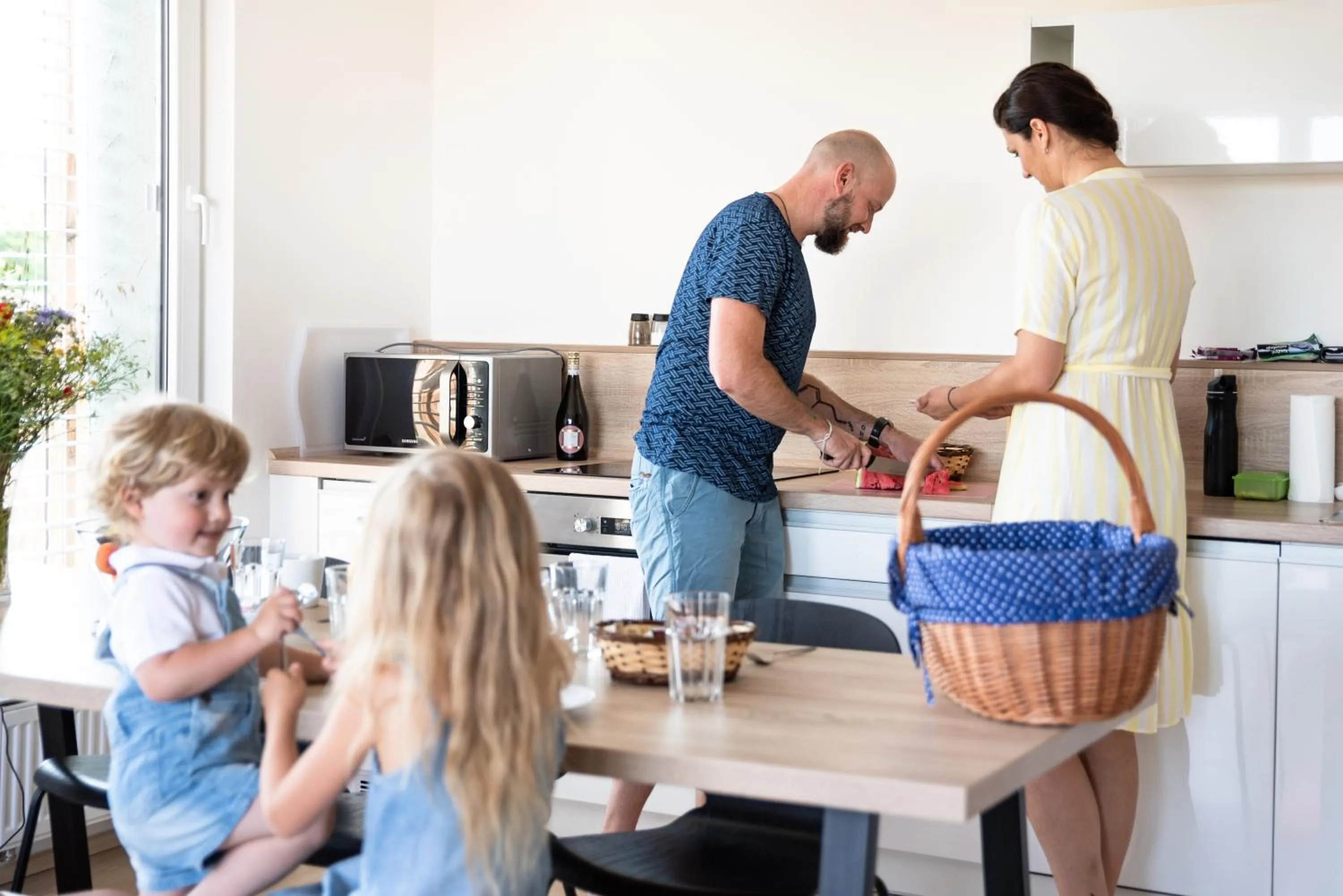 Family in Lakepark Residence