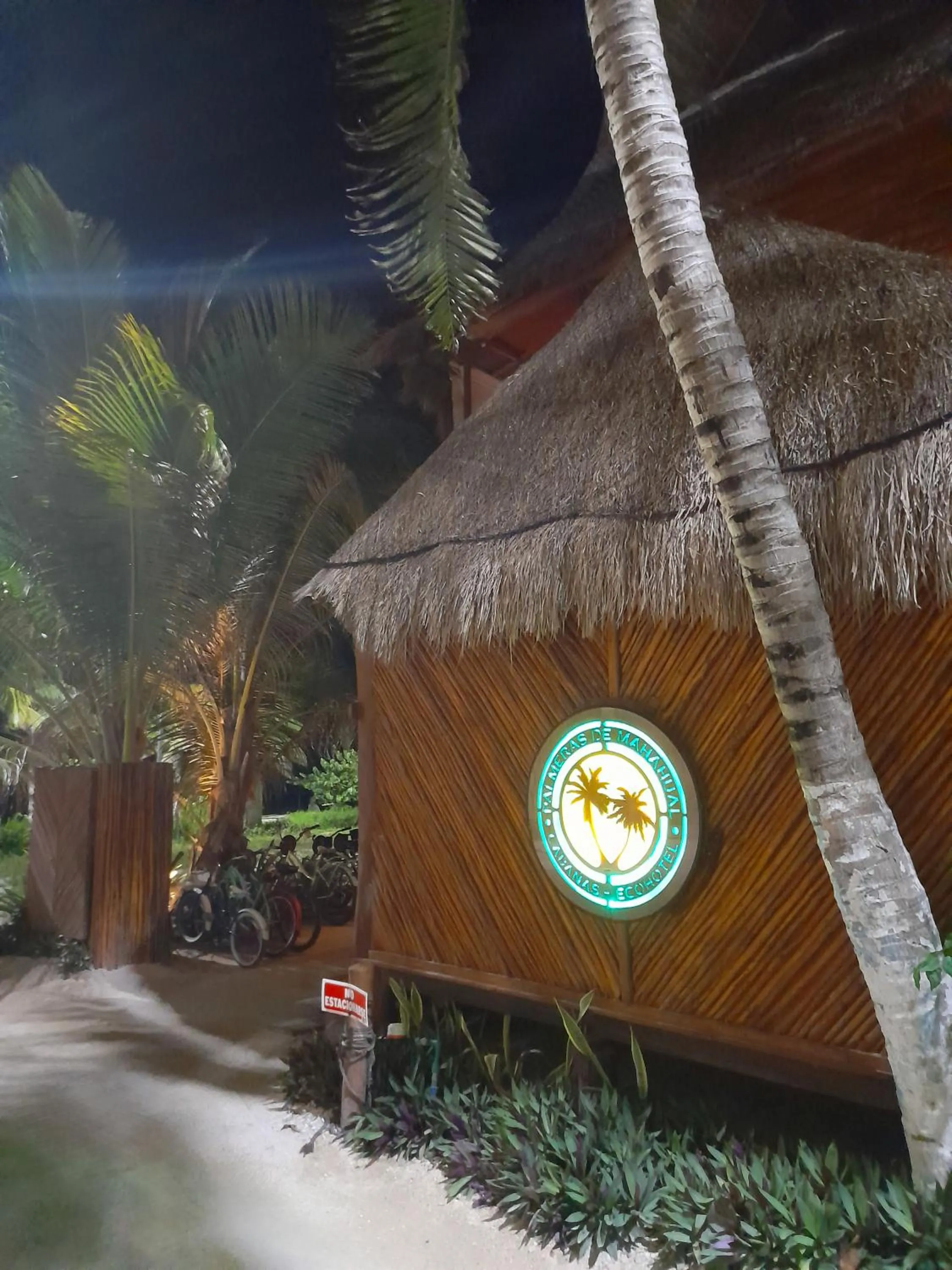 Property logo or sign in Palmeras de Mahahual Cabañas