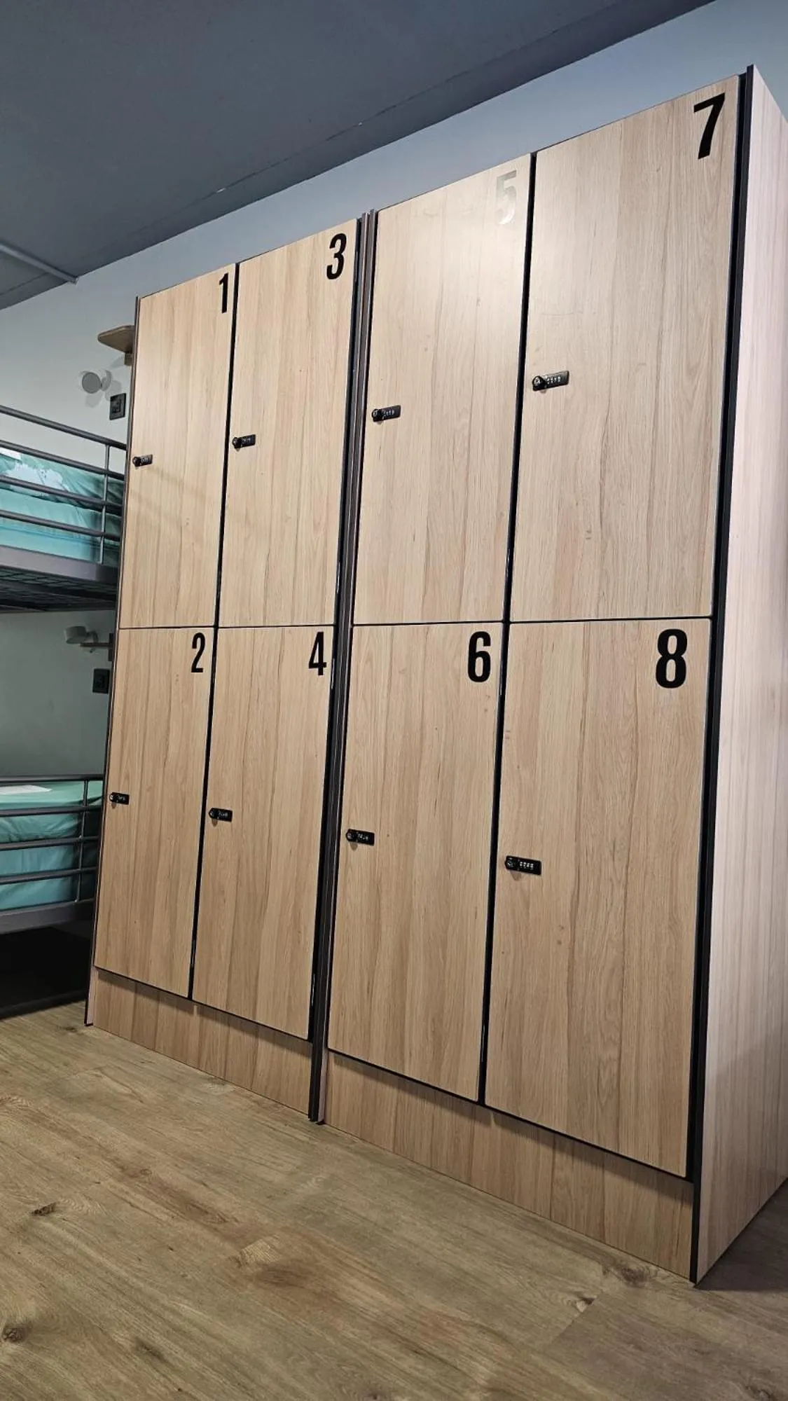 locker in Bilbao Metropolitan Hostel by Bossh! Hotels