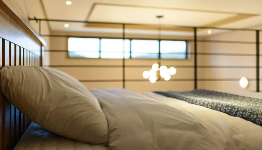 Bed in Gyeongpoen Pension