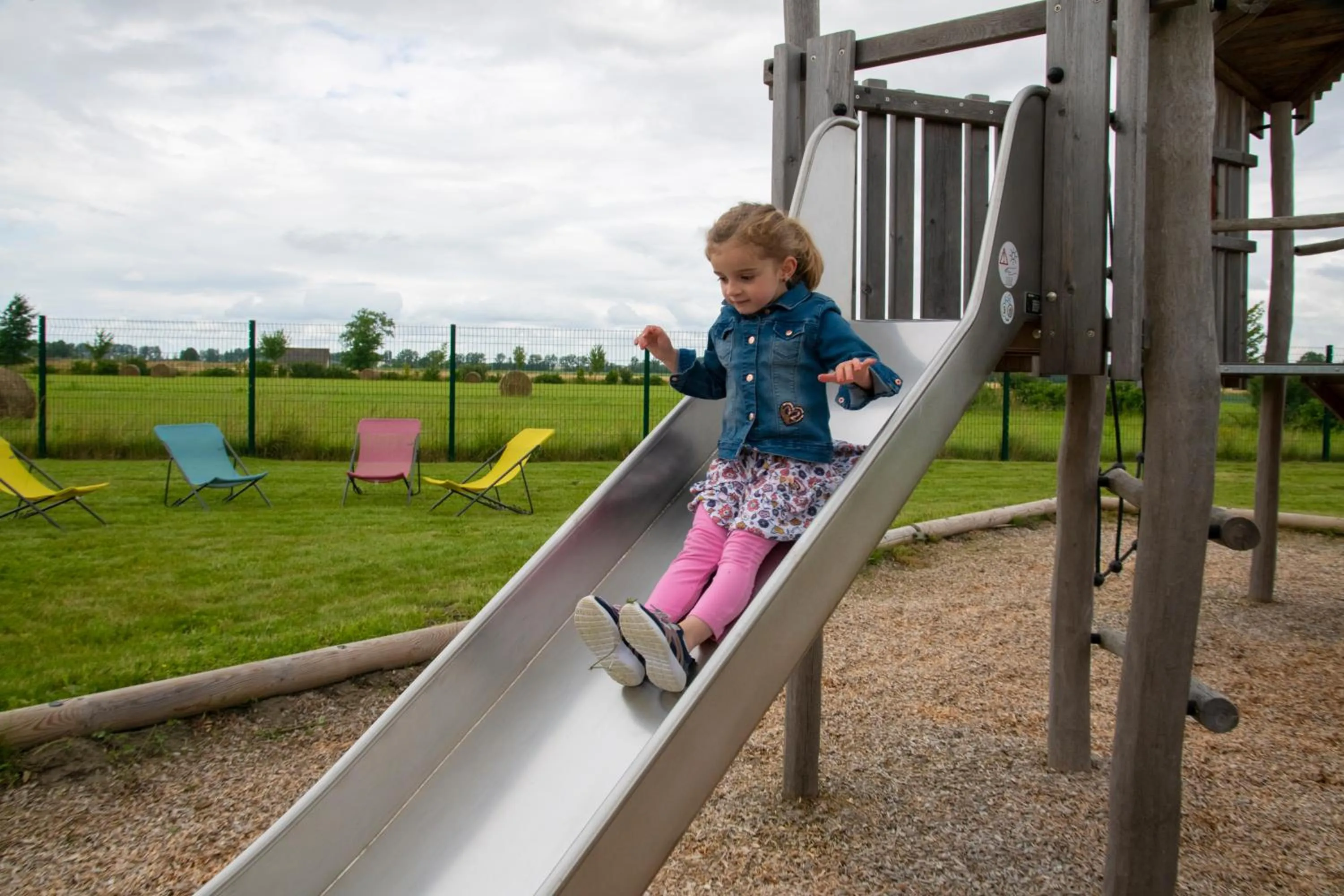 Children play ground in ibis Pontorson Baie Du Mont Saint Michel