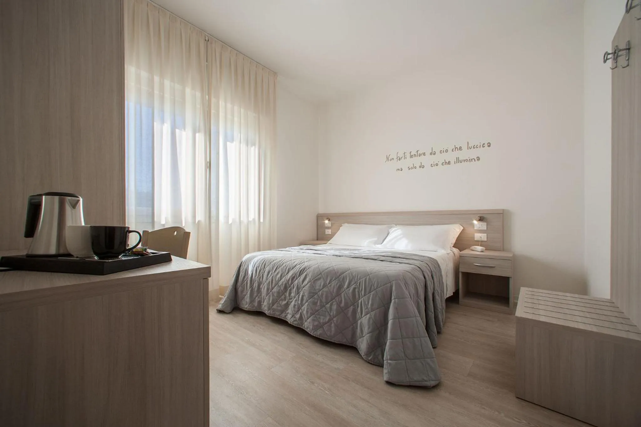 Decorative detail, Bed in Hotel Anny