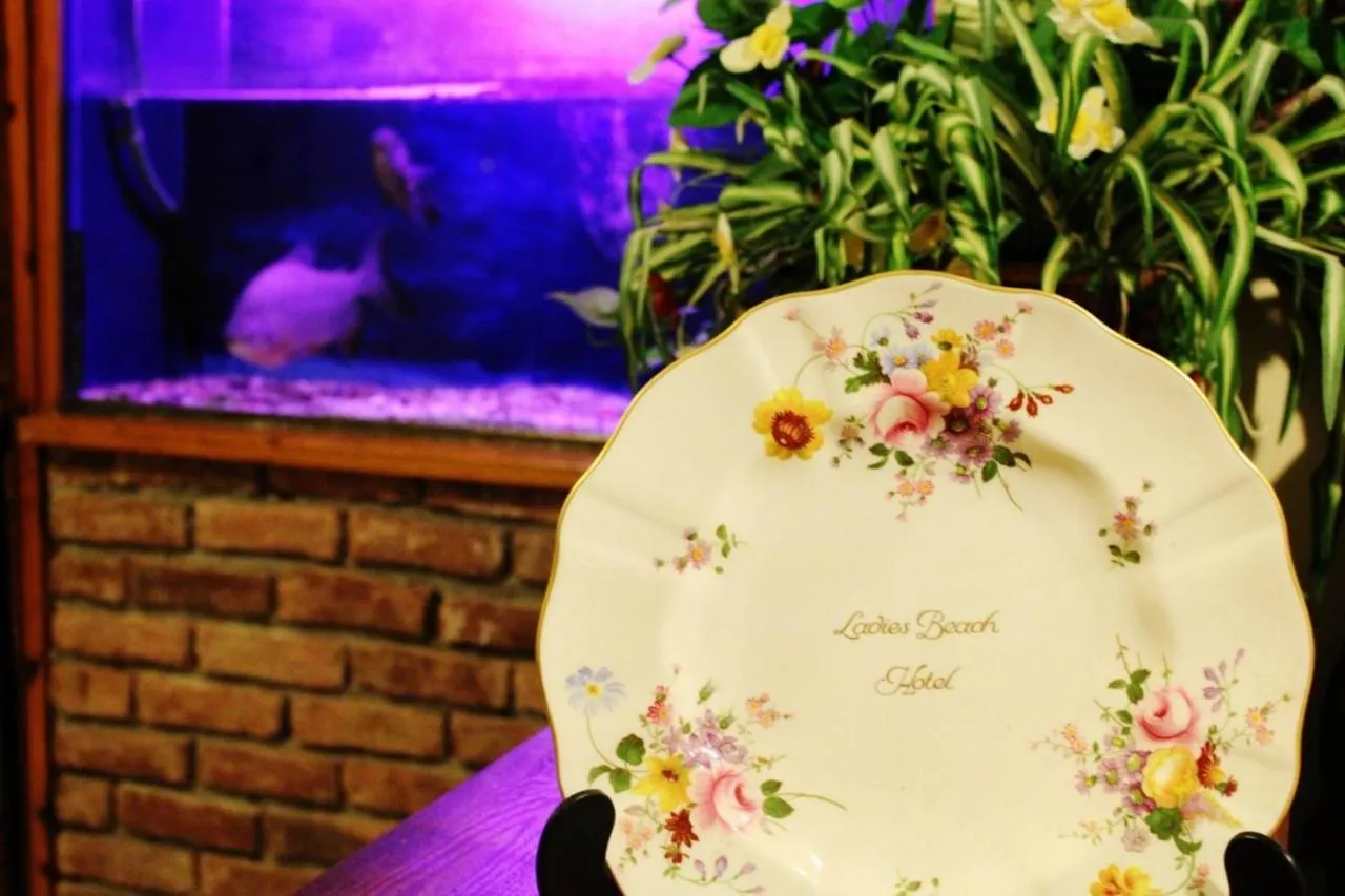 Decorative detail in Ladies Beach Hotel